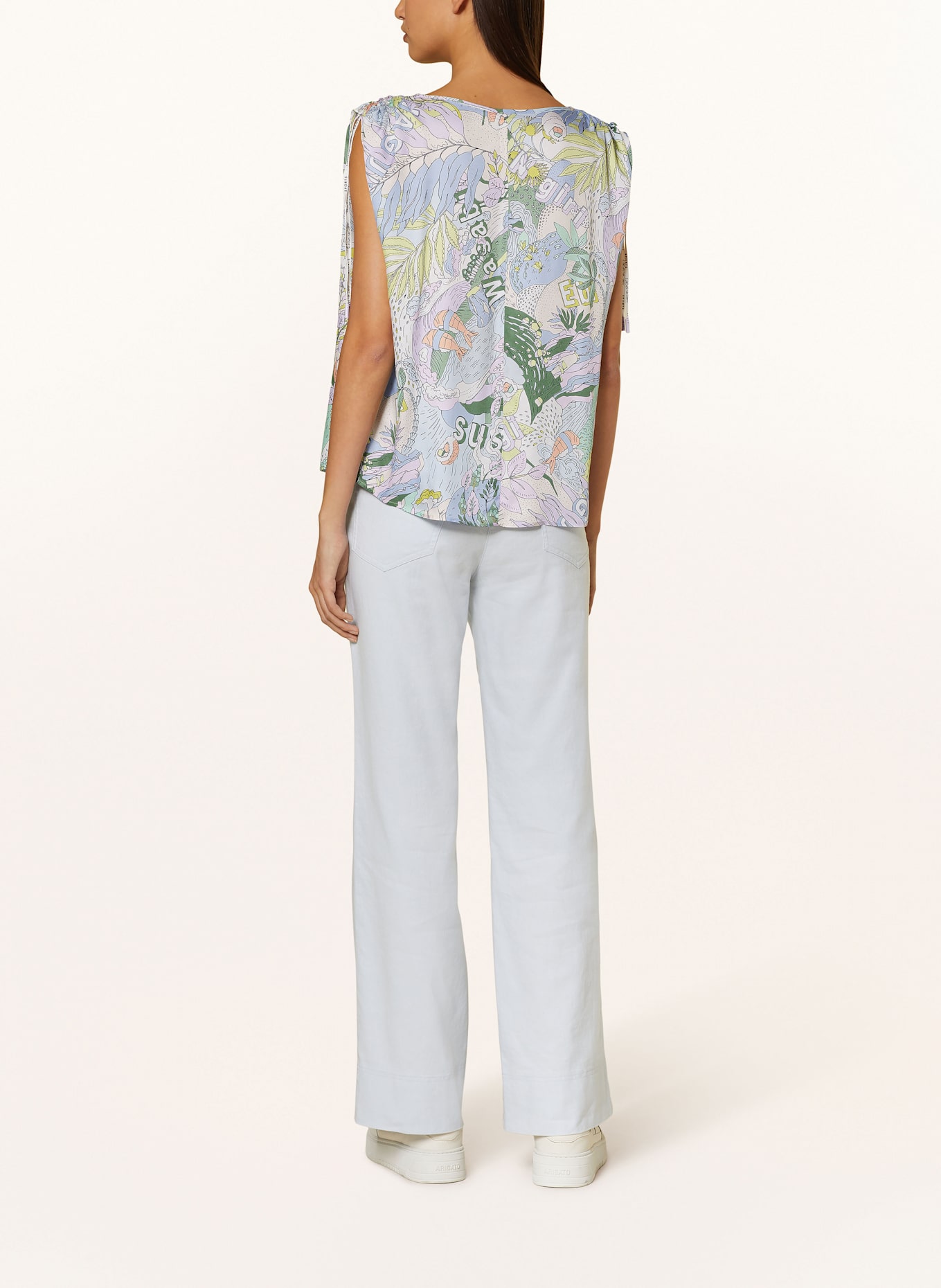 MARC CAIN Blouse: 723 lavender macaron