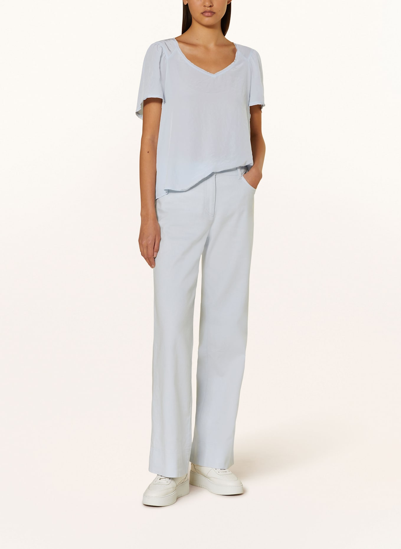 MARC CAIN chemisier: 313 soft sky blue