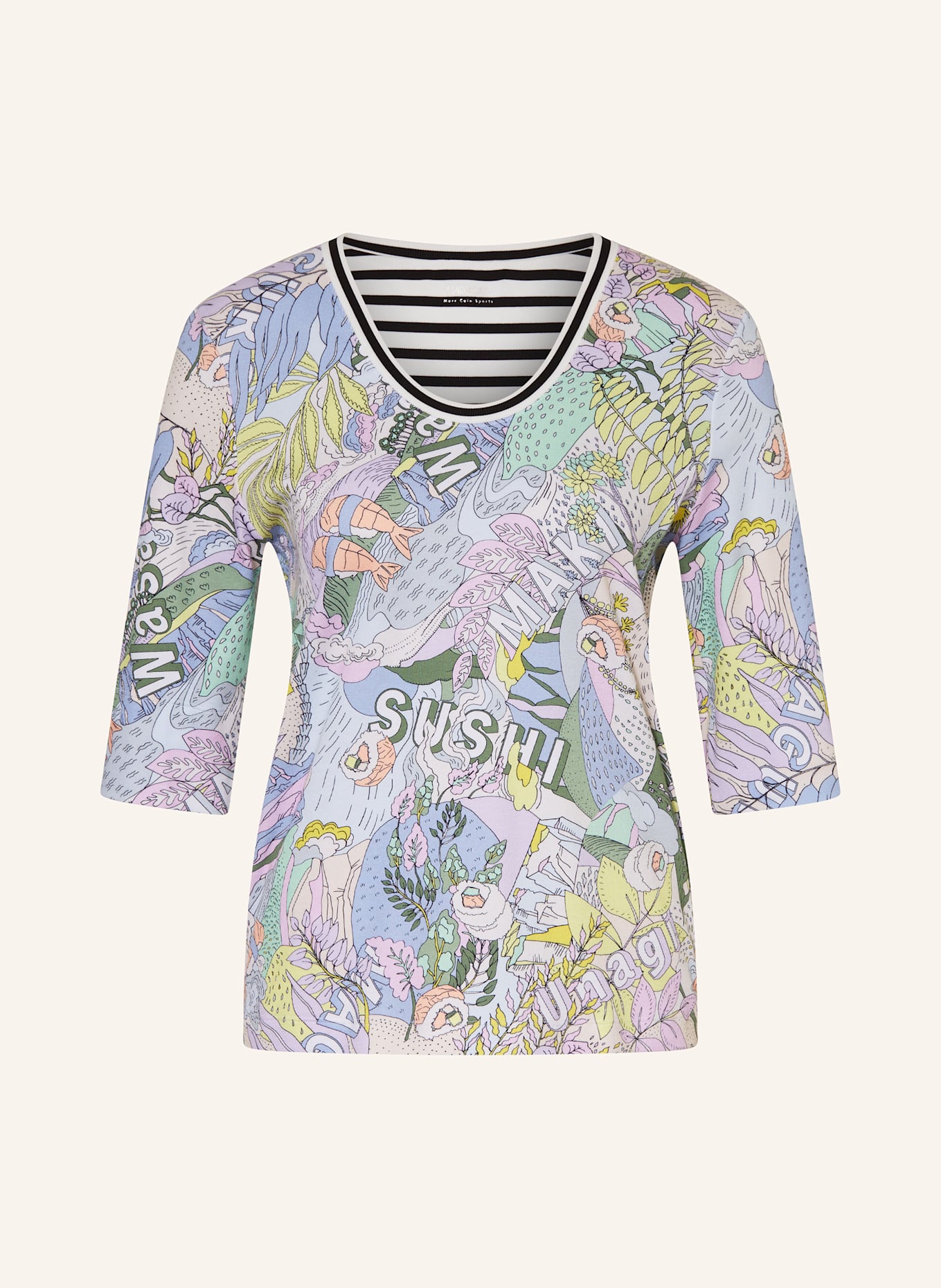 MARC CAIN T-shirt: 723 lavender macaron