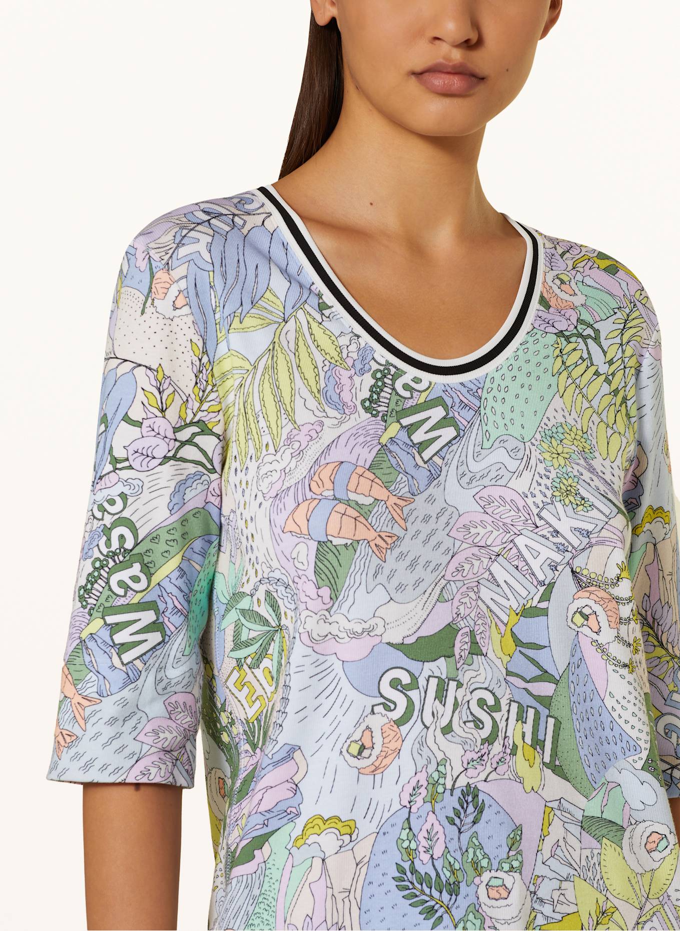 MARC CAIN T-shirt: 723 lavender macaron