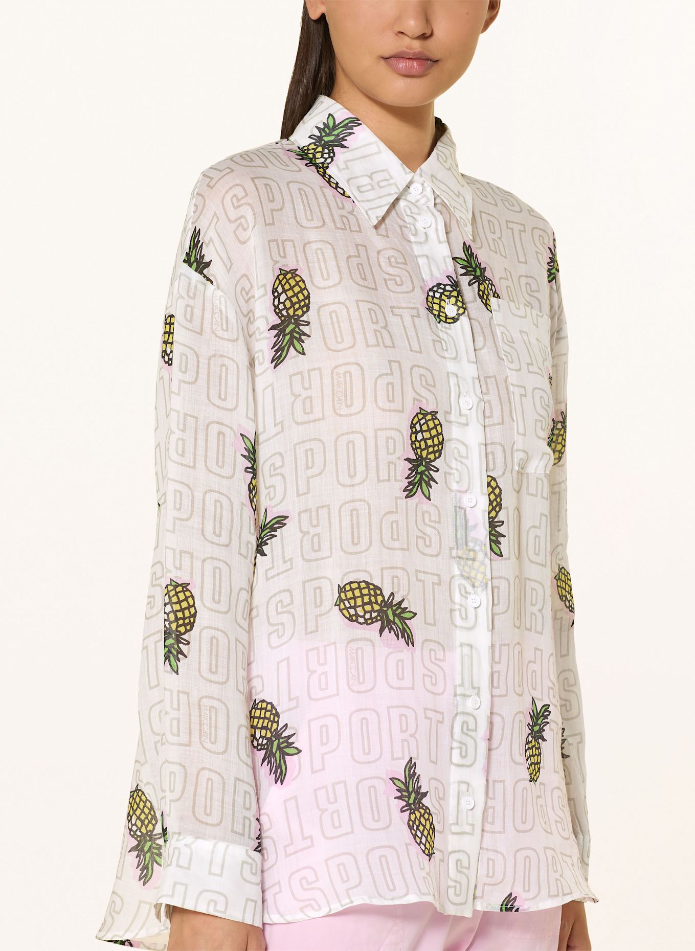 MARC CAIN chemise: 100 WHITE