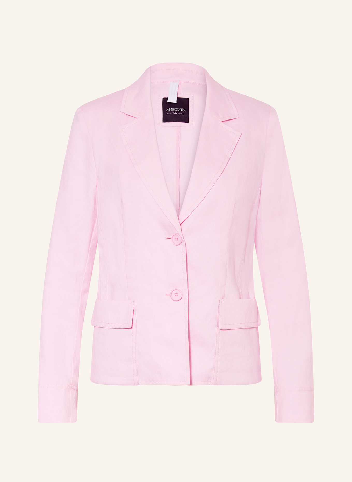 MARC CAIN Blazer mit Leinen: 258 fresh pink