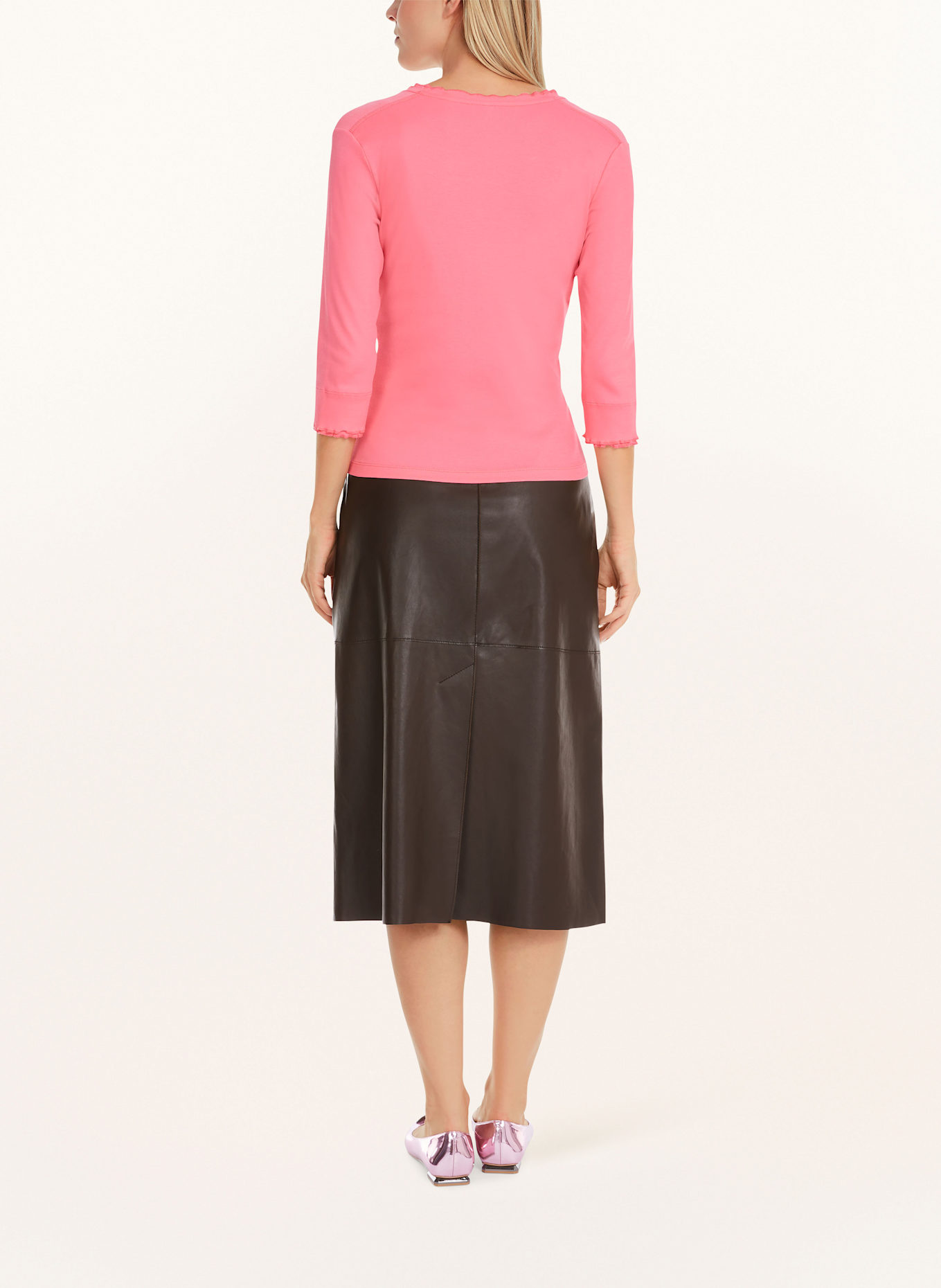 MARC CAIN Jersey jacket: SALMON