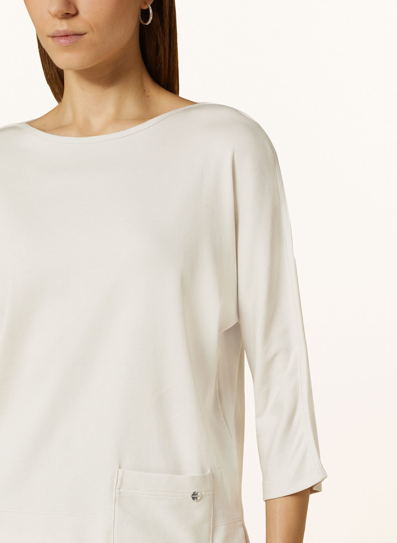 MARC CAIN Tričko s dlouhým rukávem: 182 smoke