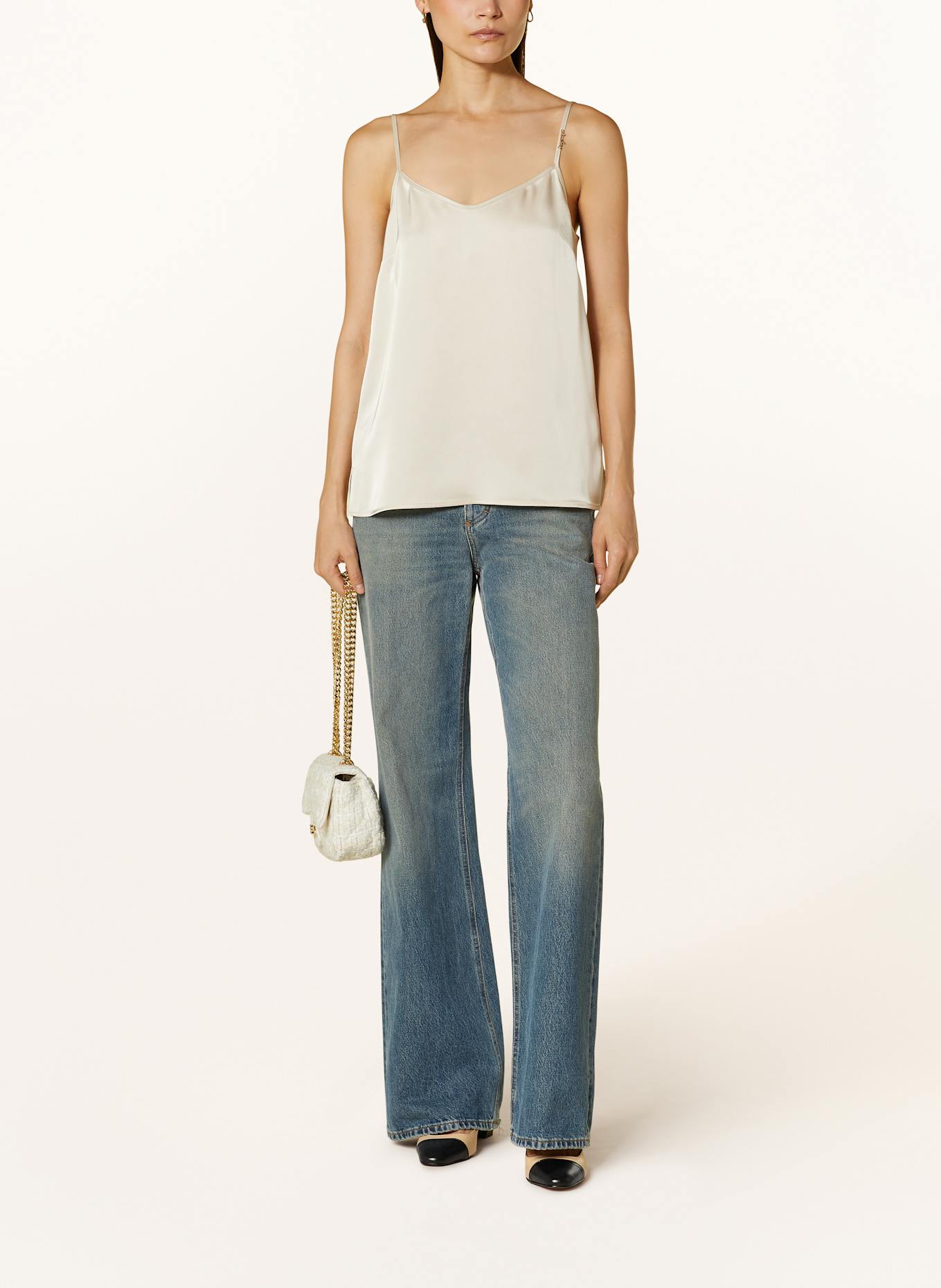 MARC CAIN Satintop: 137 bright sandstone