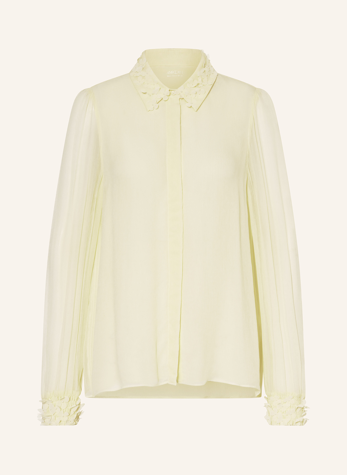 MARC CAIN Shirt blouse: 405 bright vanilla