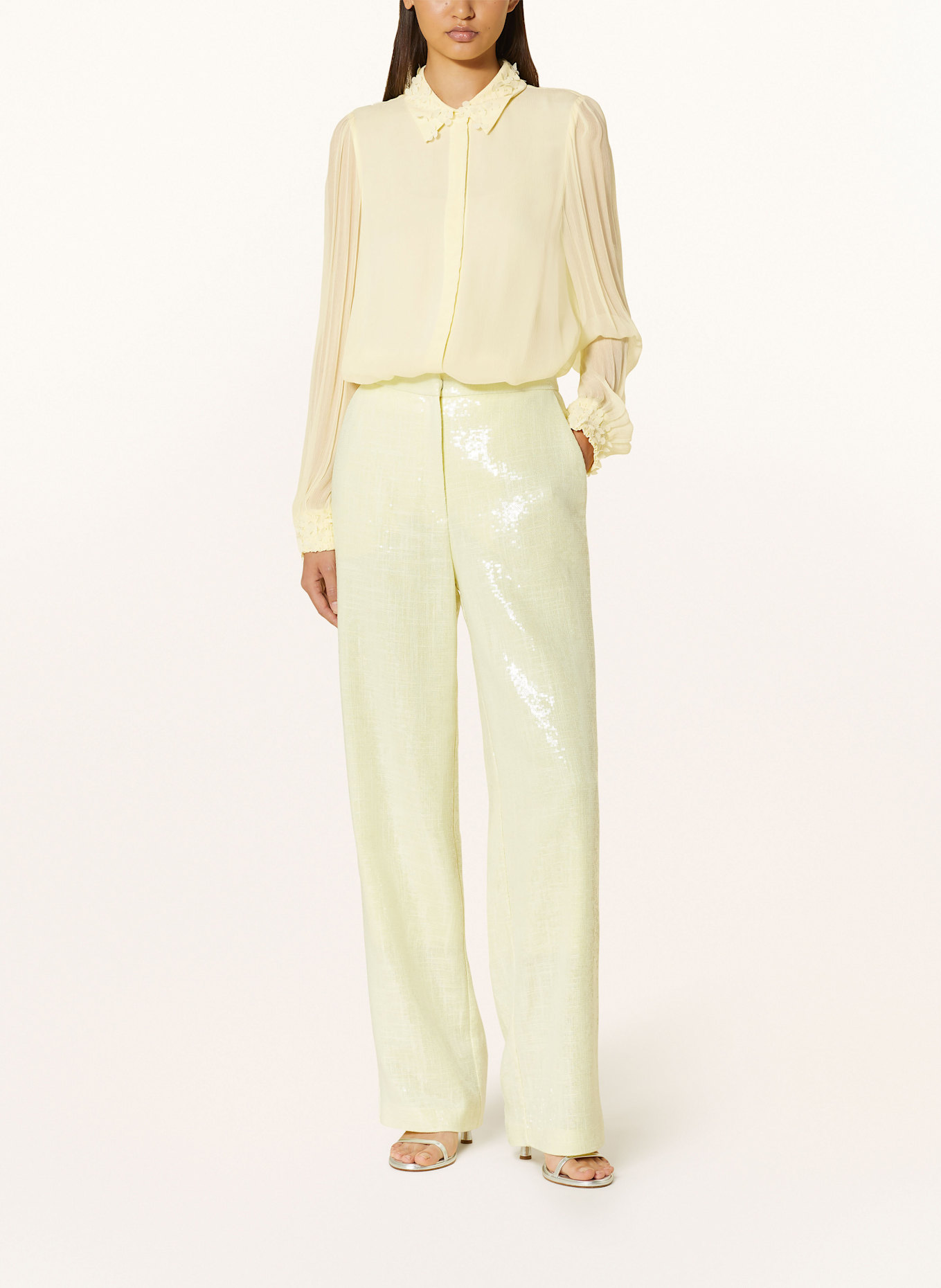 MARC CAIN Shirt blouse: 405 bright vanilla