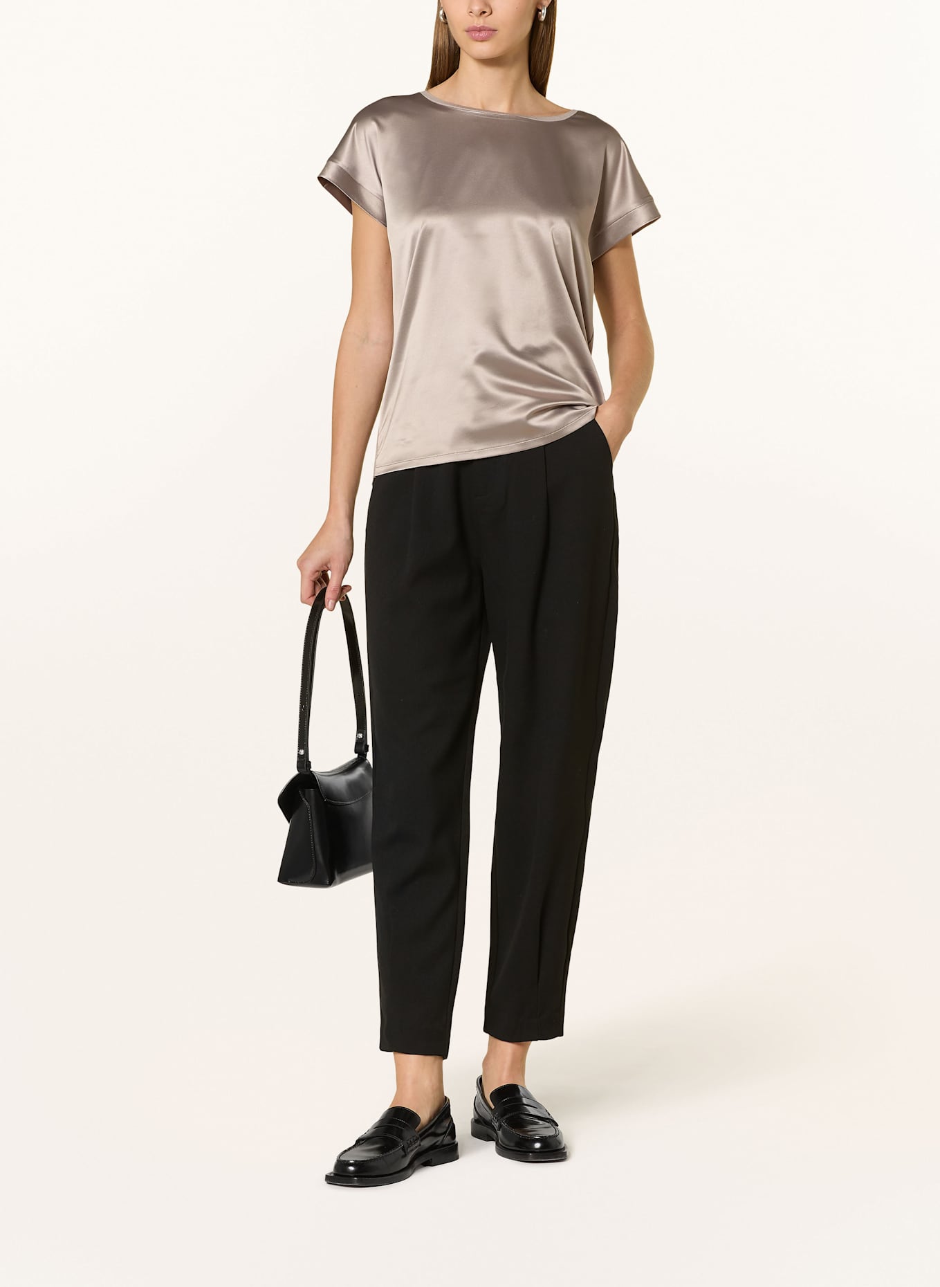 JOOP! Blusenshirt TAILA im Materialmix: BEIGE