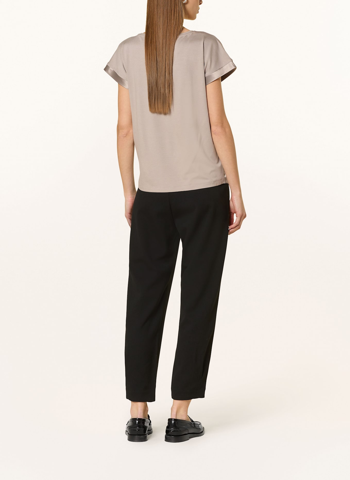 JOOP! Blusenshirt TAILA im Materialmix: BEIGE