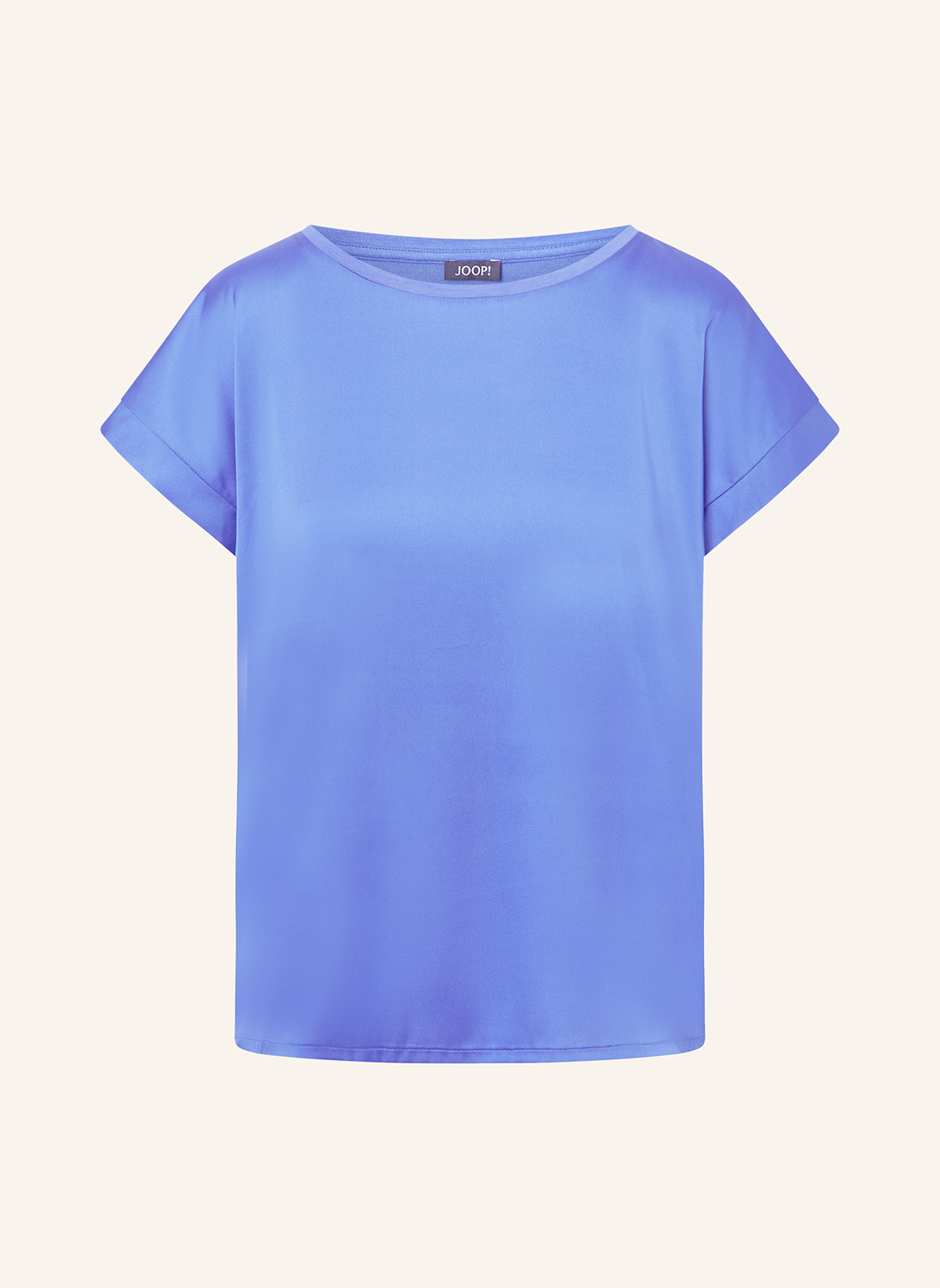 JOOP! Blusenshirt TAILA im Materialmix: BLAU