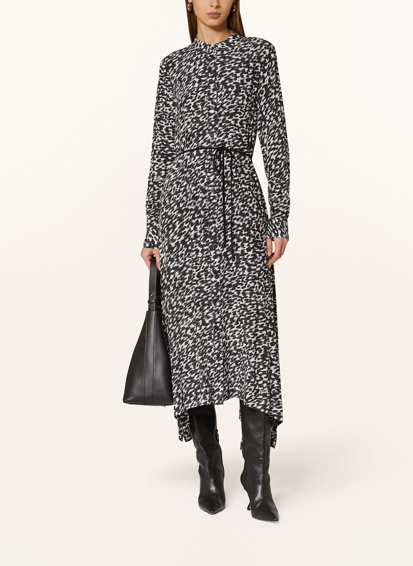 JOOP! Kleid DEFNE: BEIGE/ SCHWARZ