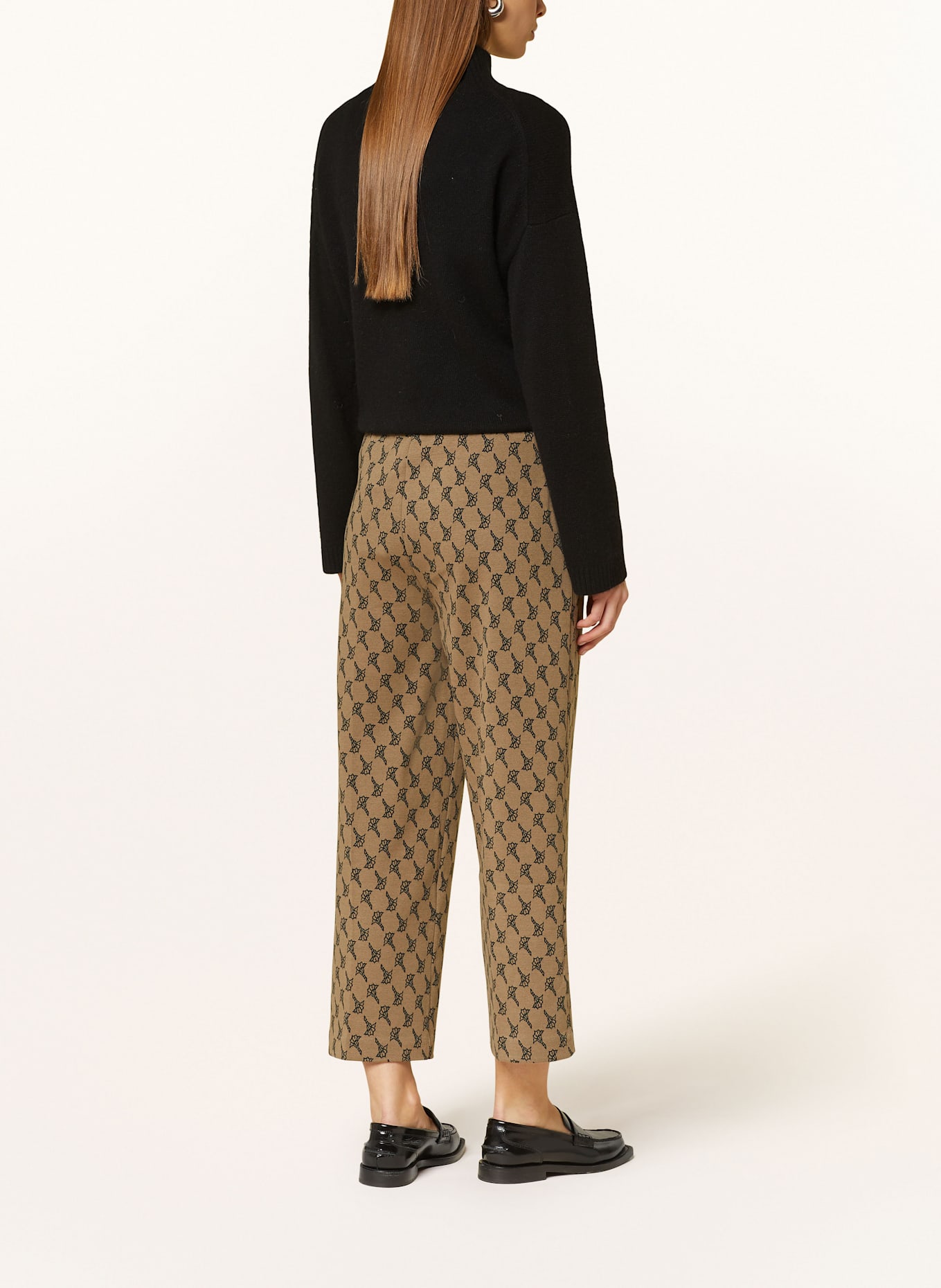 JOOP! 7/8-Hose TABBY im Jogging-Stil: BRAUN/ SCHWARZ