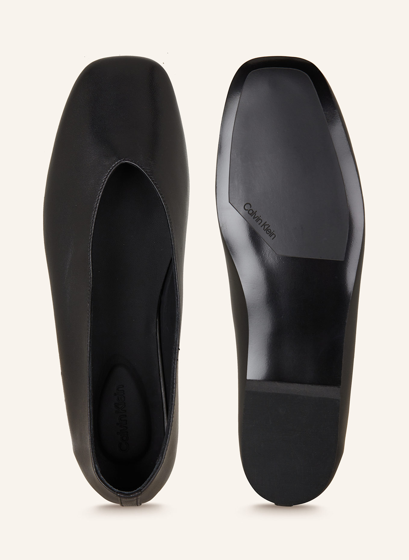 Calvin Klein Ballet flats in black