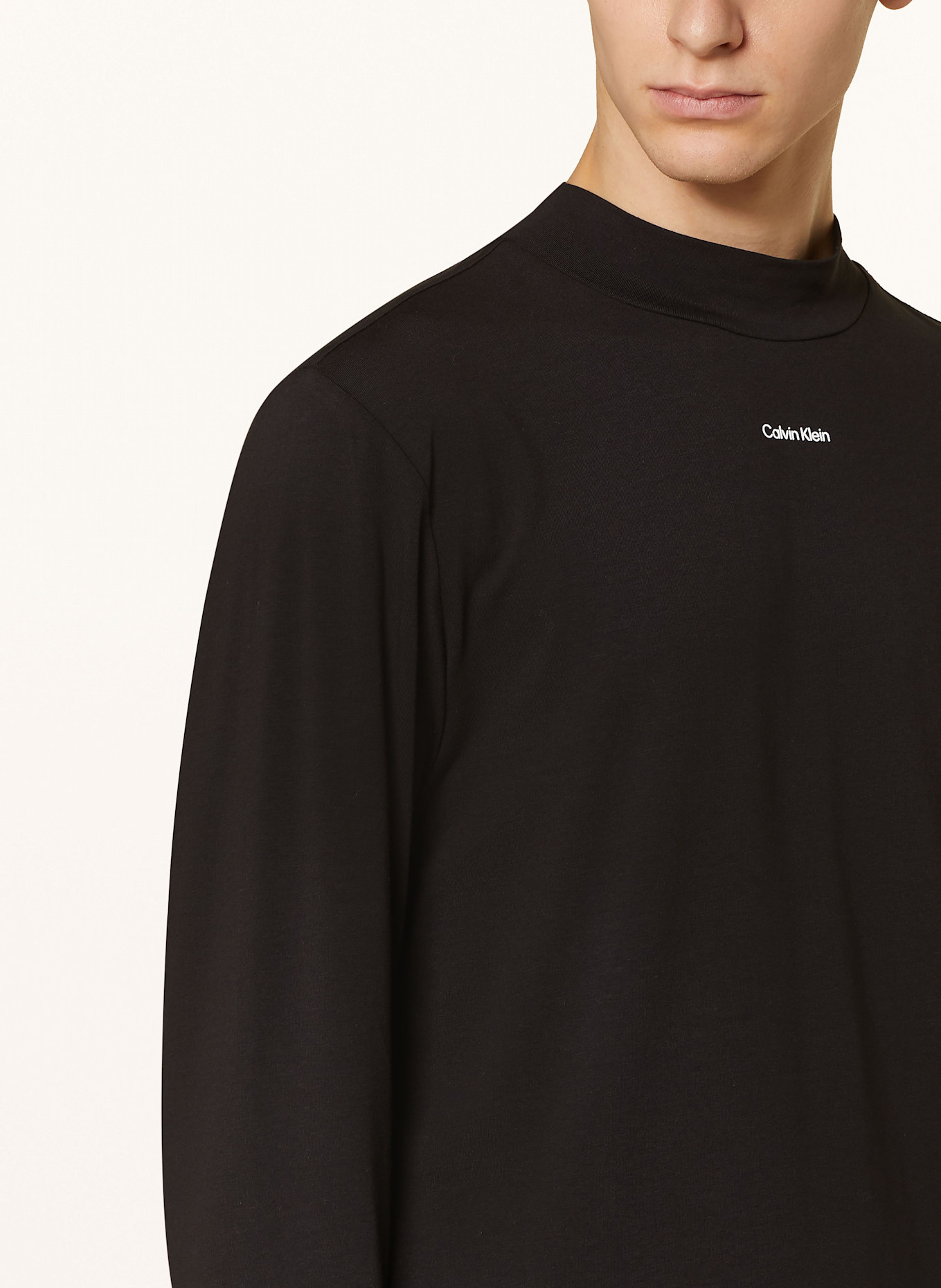 Calvin Klein Longsleeve NANO: SCHWARZ