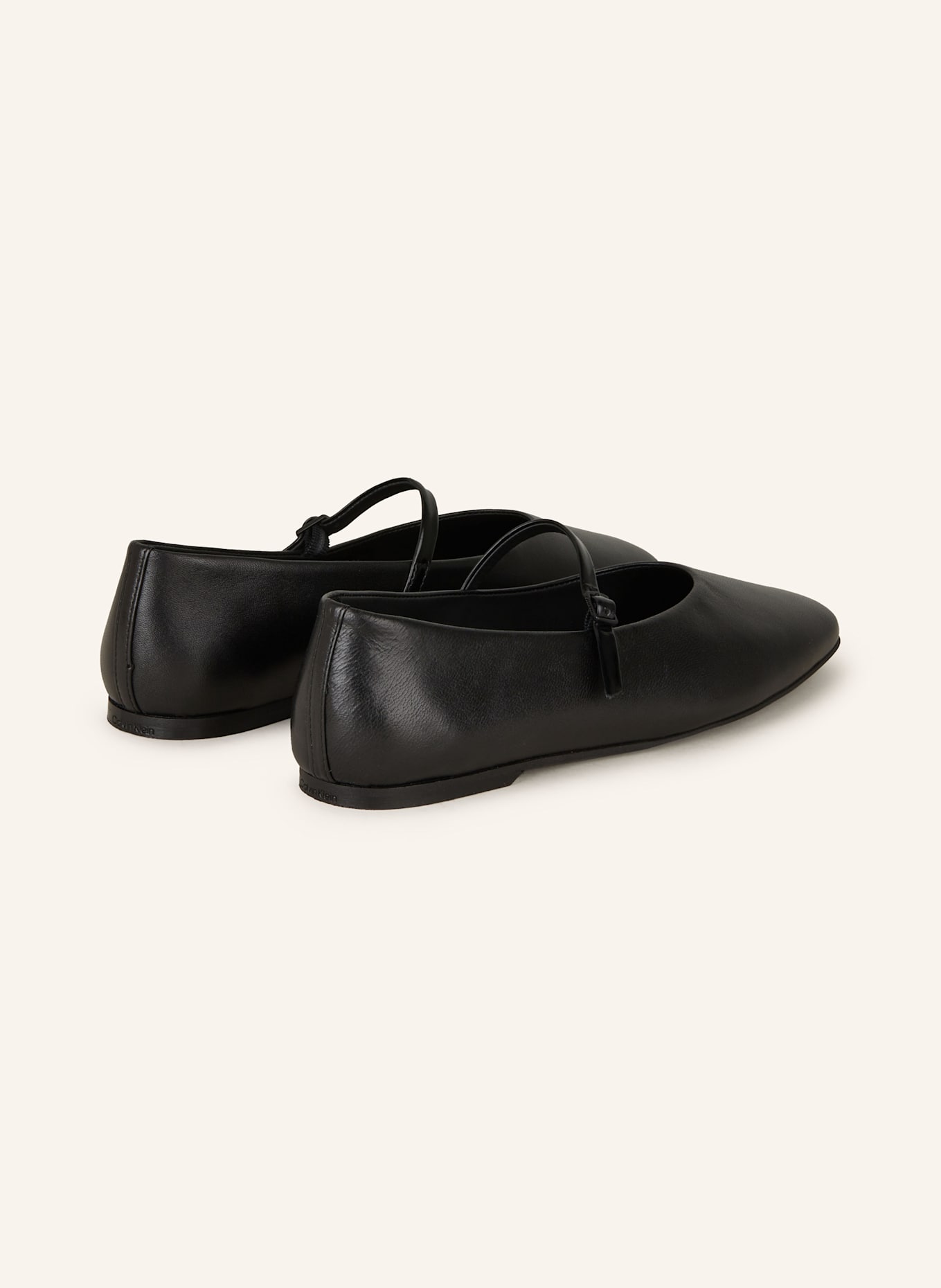 Calvin Klein Baleriny Mary Jane: CZARNY
