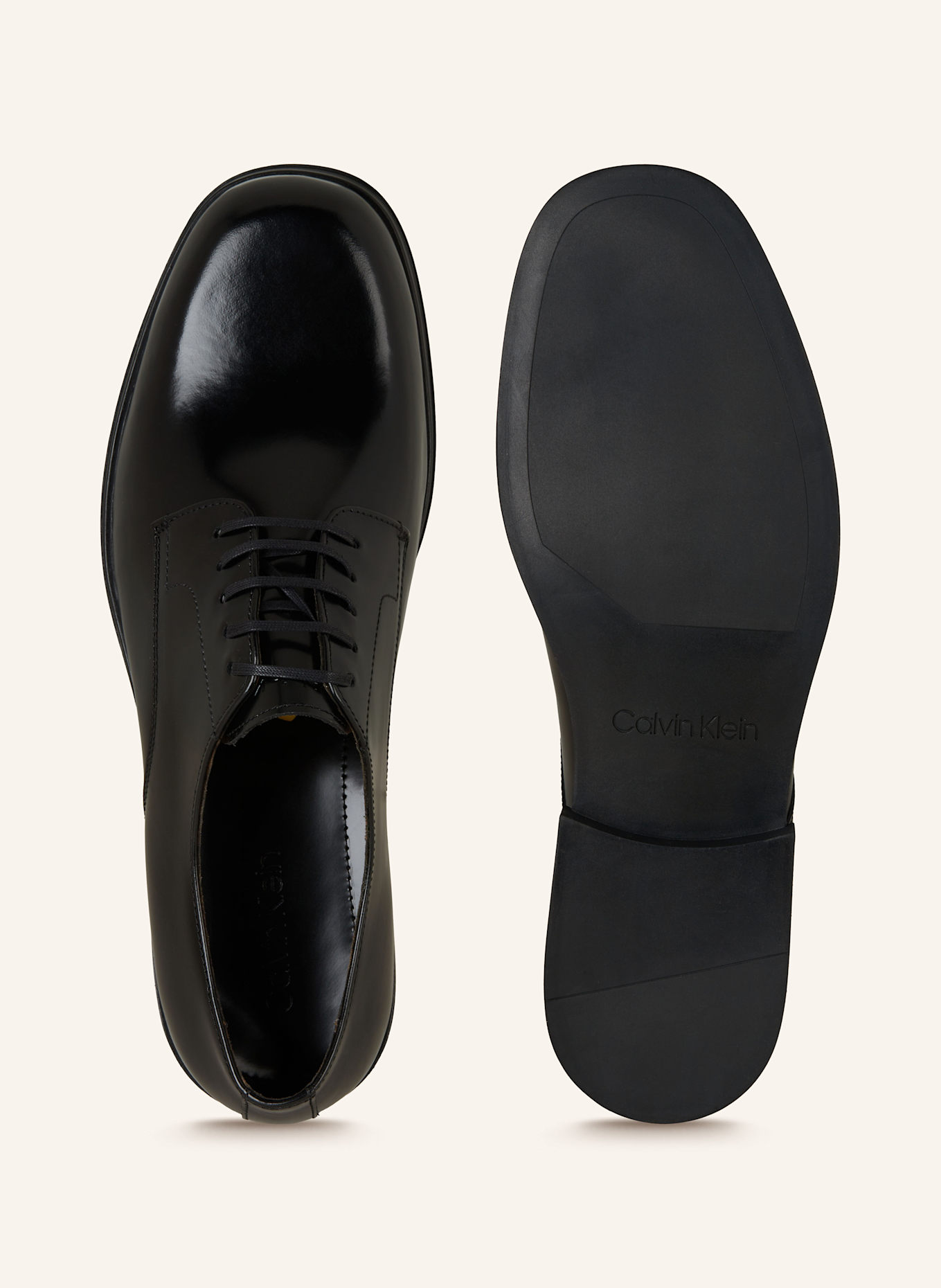 Calvin Klein Buty sznurowane: CZARNY