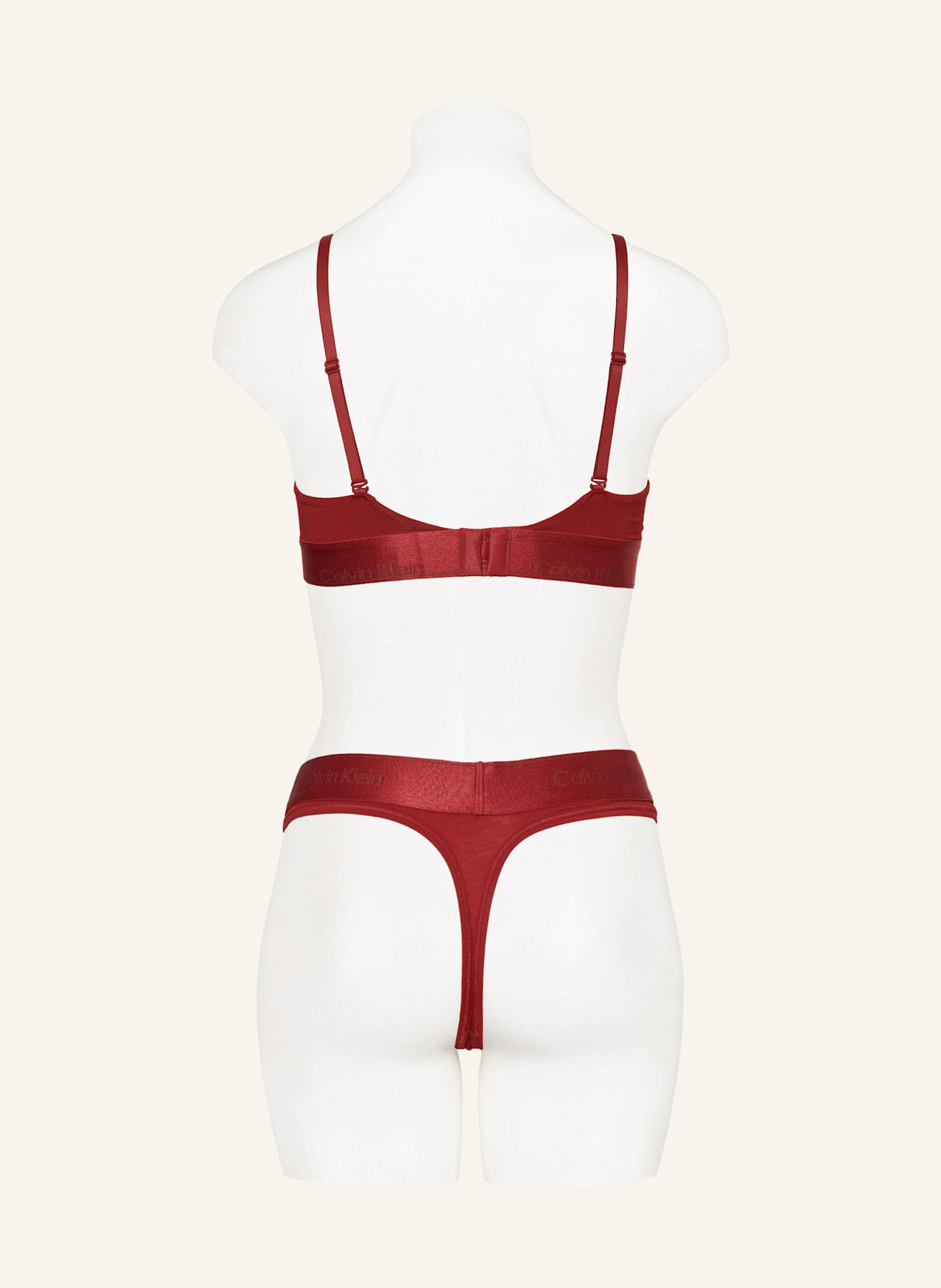 Triangle Bra Calvin Klein Modern Cotton Set Triangle Bra Red