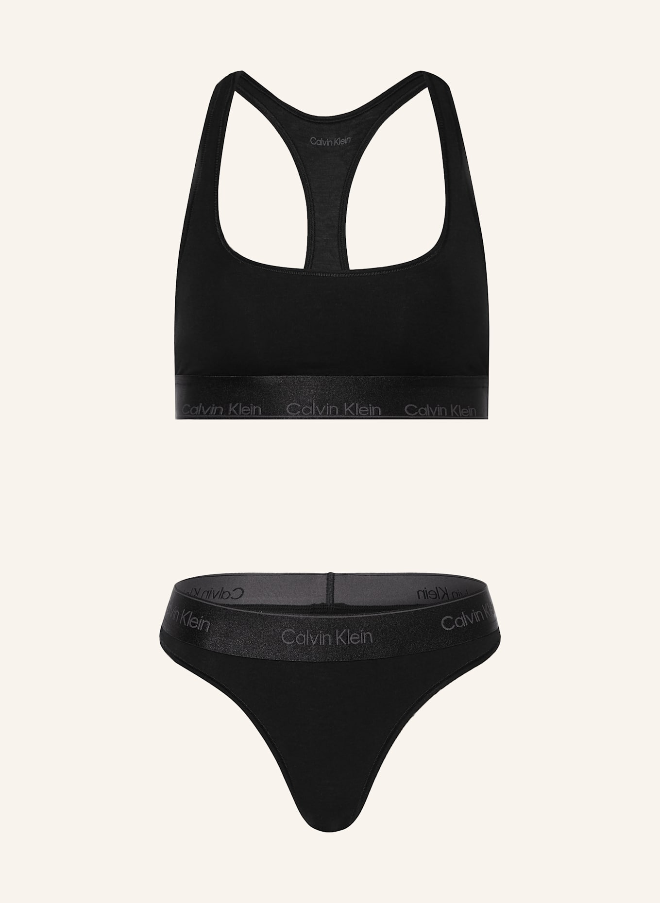 Black cotton bralette clearance