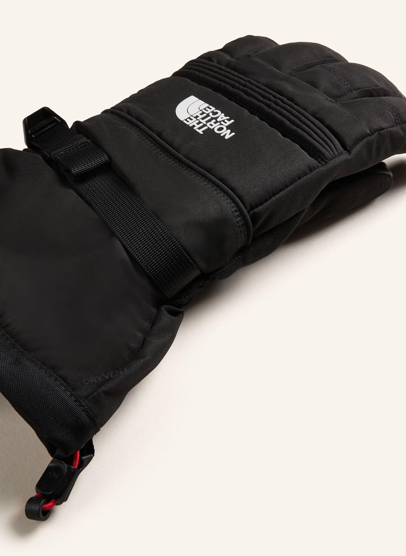 THE NORTH FACE MONTANA ski gloves with touchscreen function in black