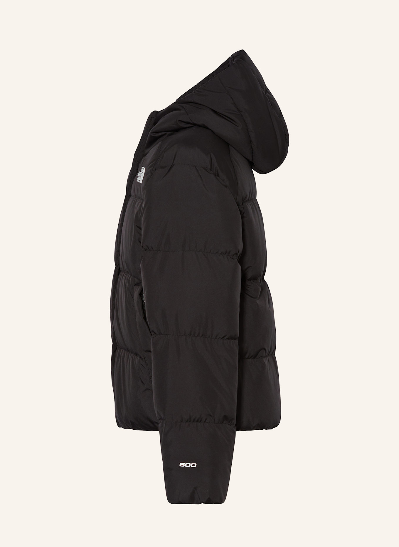 THE NORTH FACE Daunenjacke NORTH DOWN HOODED: SCHWARZ