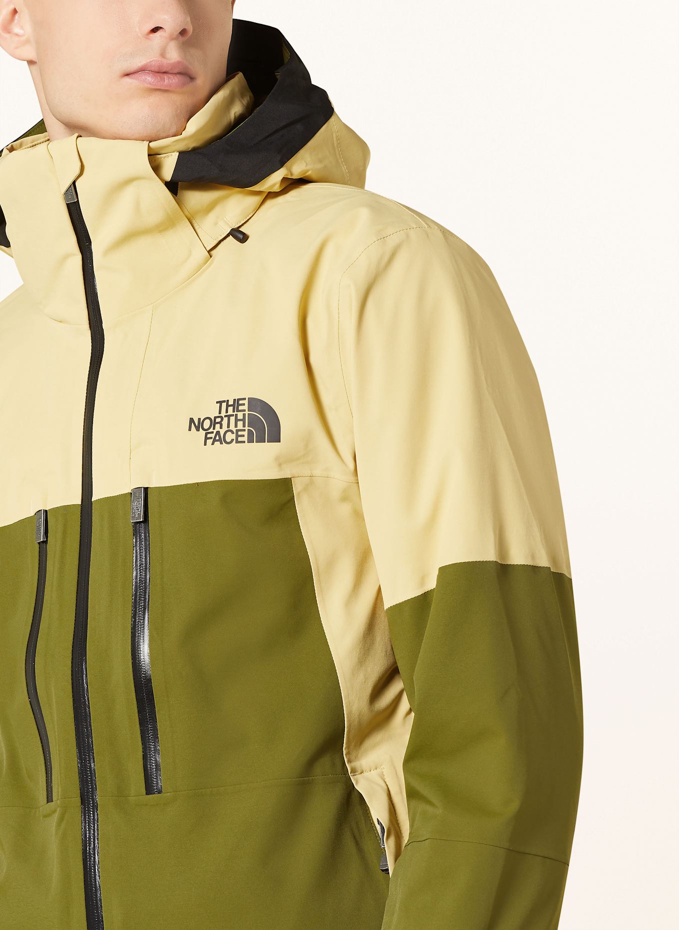 THE NORTH FACE Ski jacket CHAKAL in olive light yellow