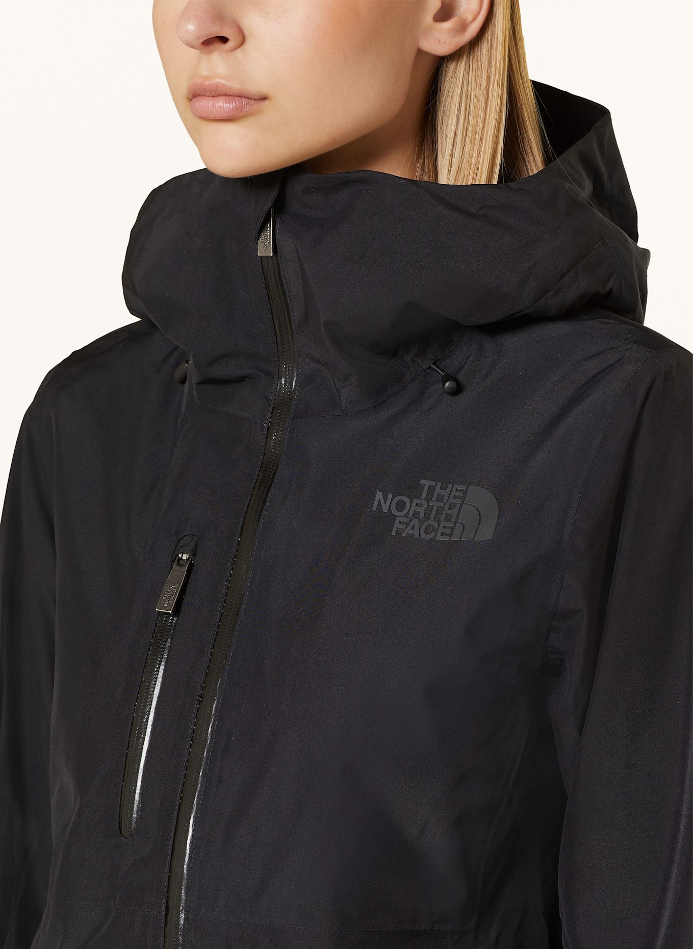 THE NORTH FACE Ski jacket DESCENDIT: BLACK