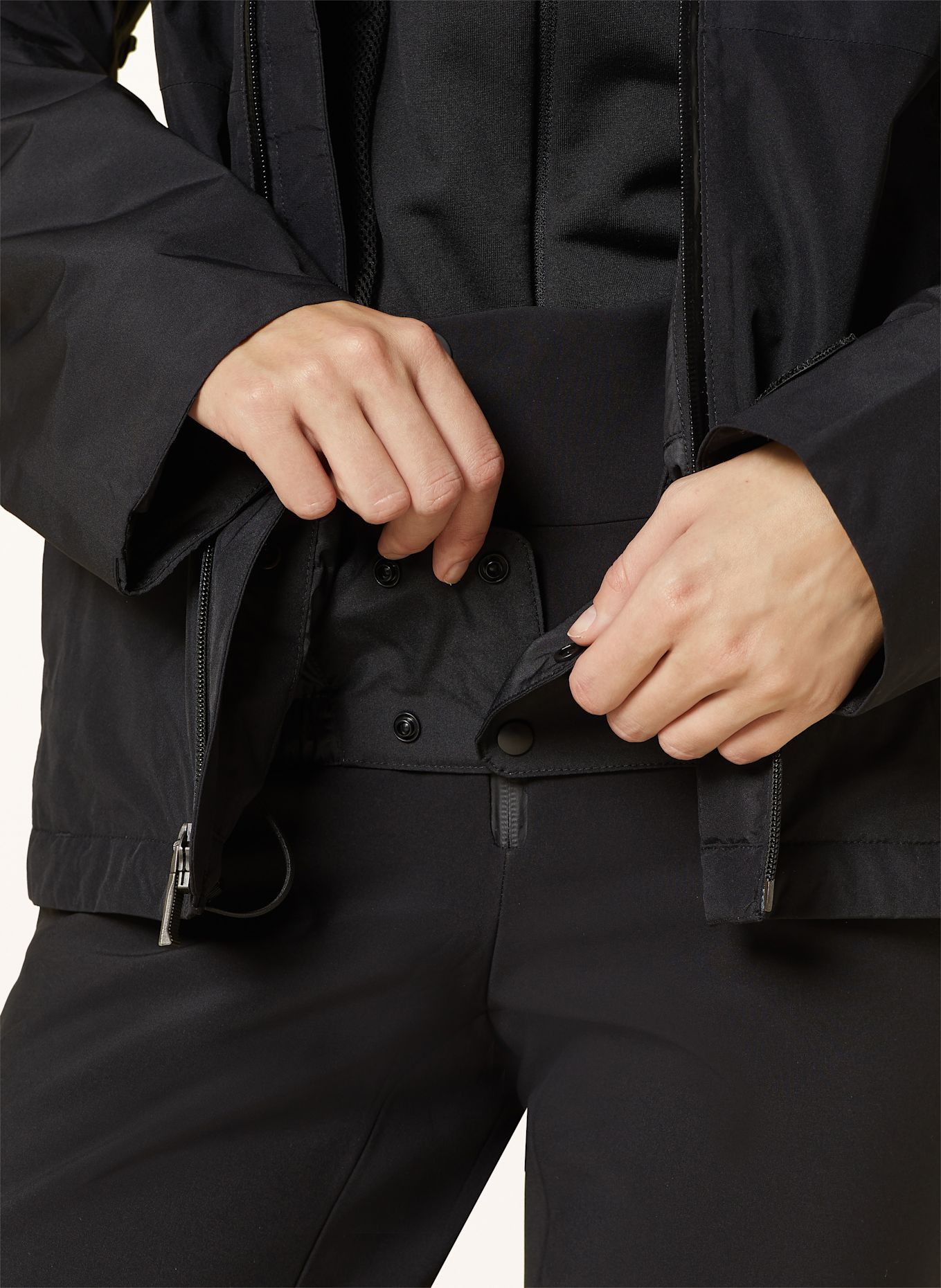 THE NORTH FACE Ski jacket DESCENDIT: BLACK