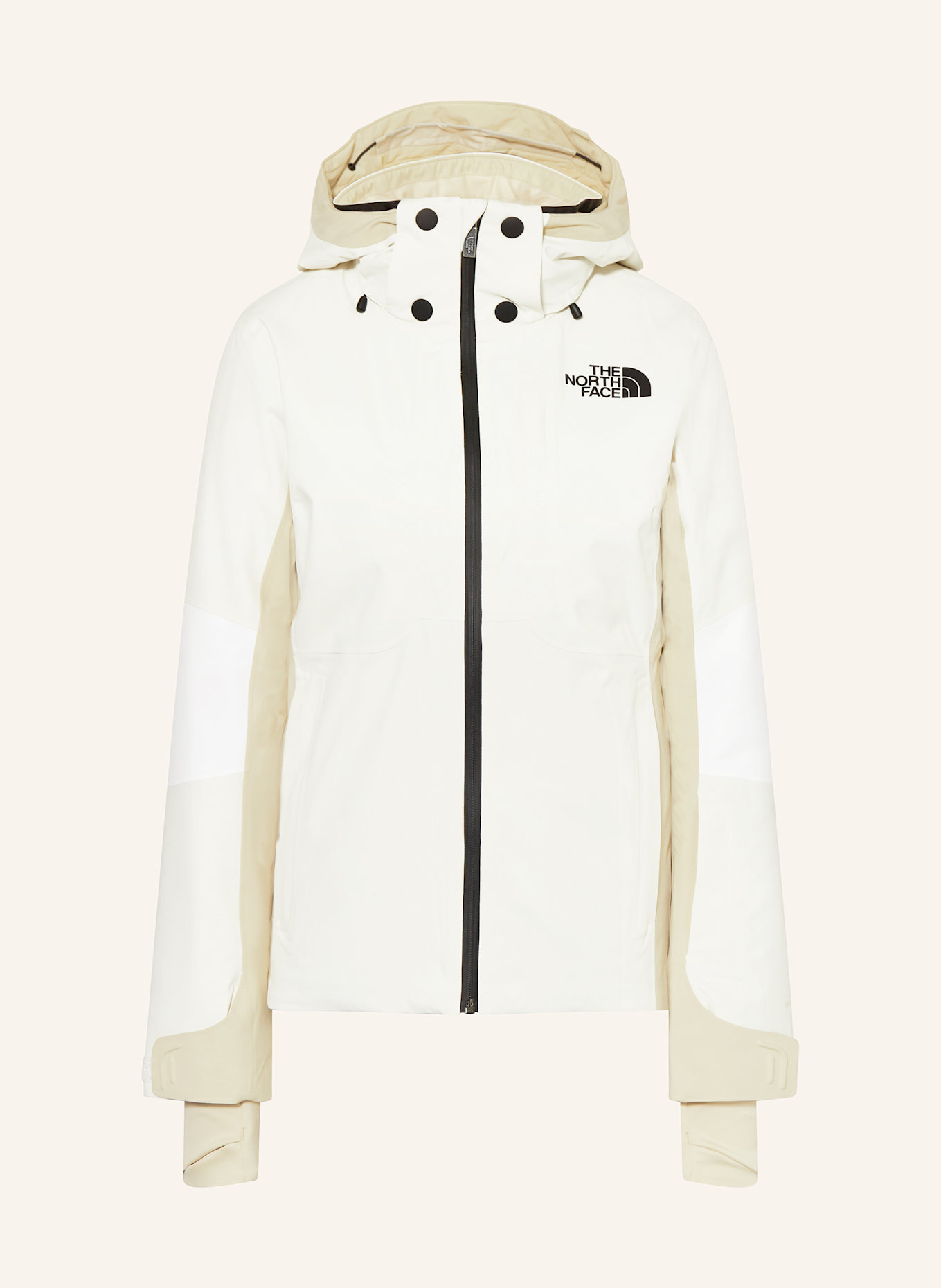 White north face ski jacket discount