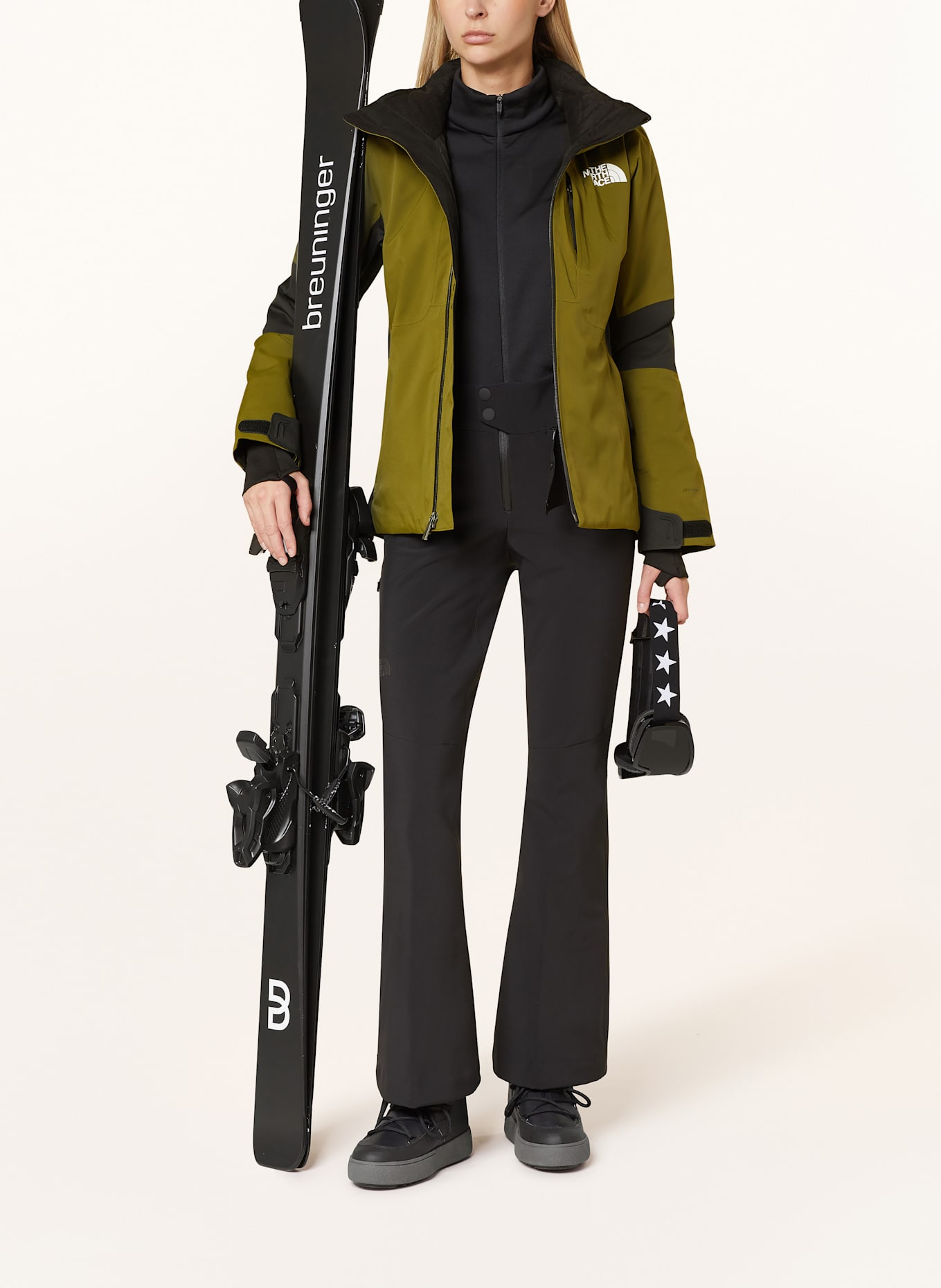 THE NORTH FACE Skijacke LENADO: OLIV / SCHWARZ