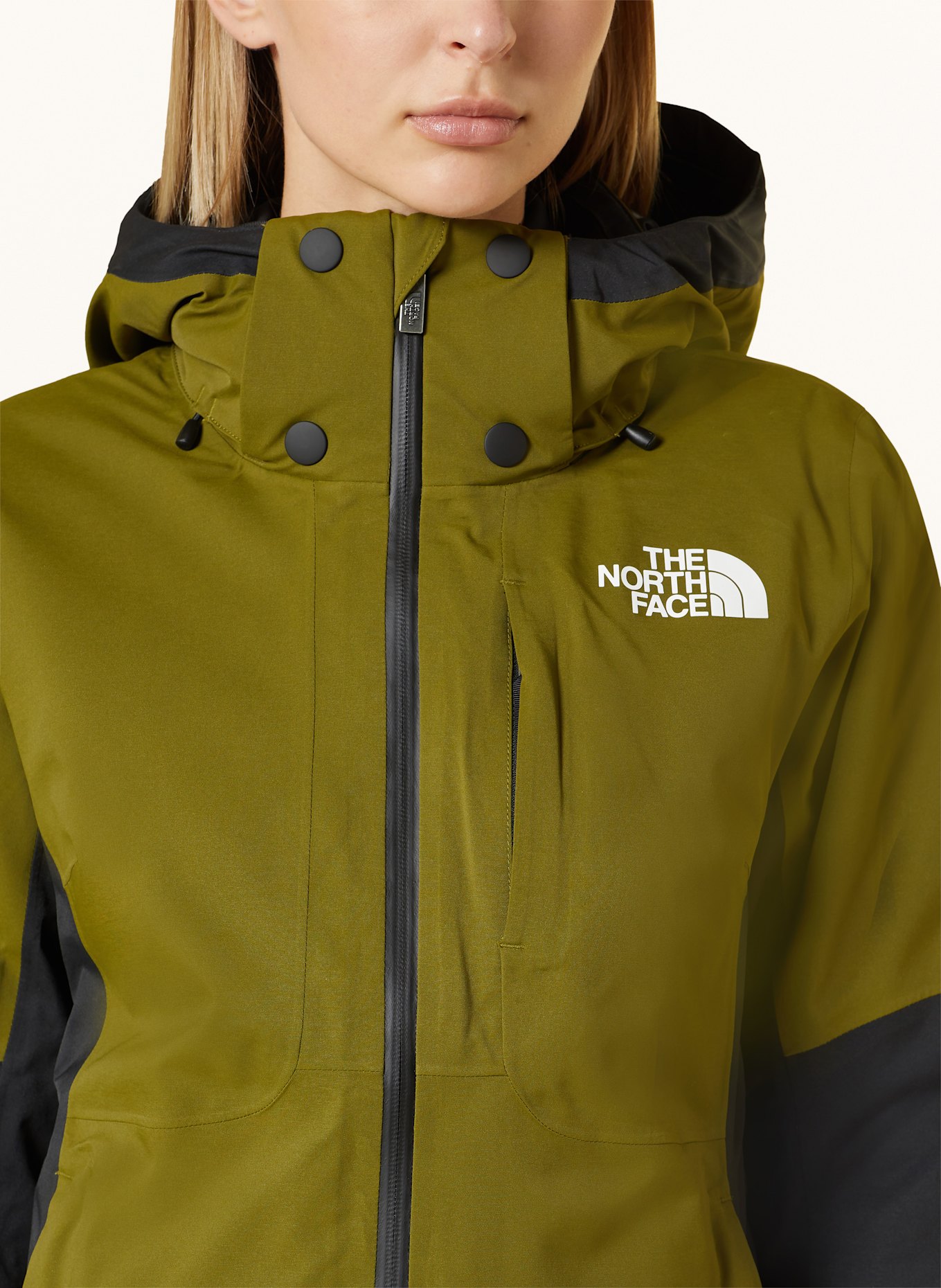 THE NORTH FACE Skijacke LENADO: OLIV / SCHWARZ