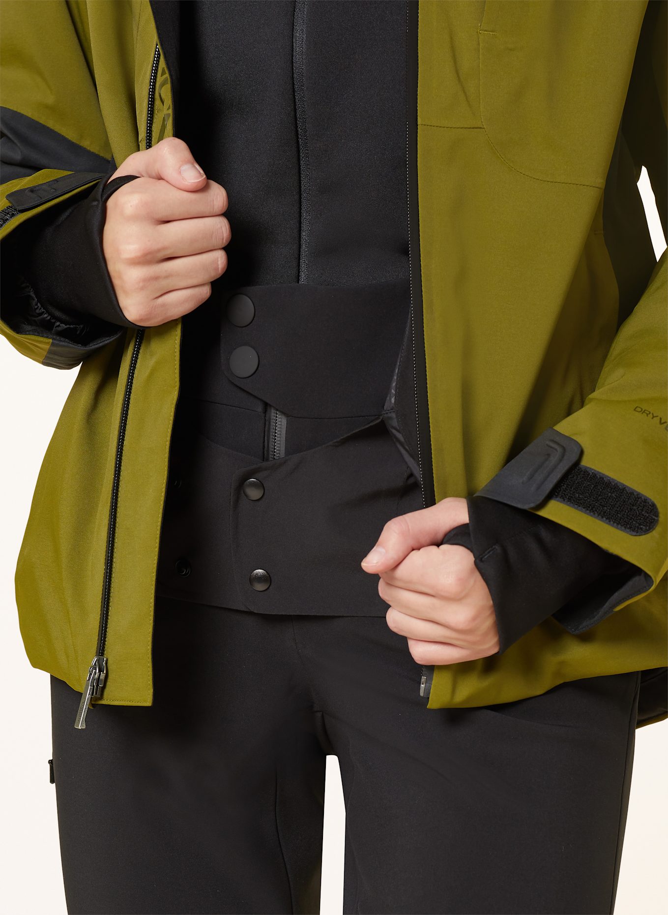 THE NORTH FACE Skijacke LENADO: OLIV / SCHWARZ