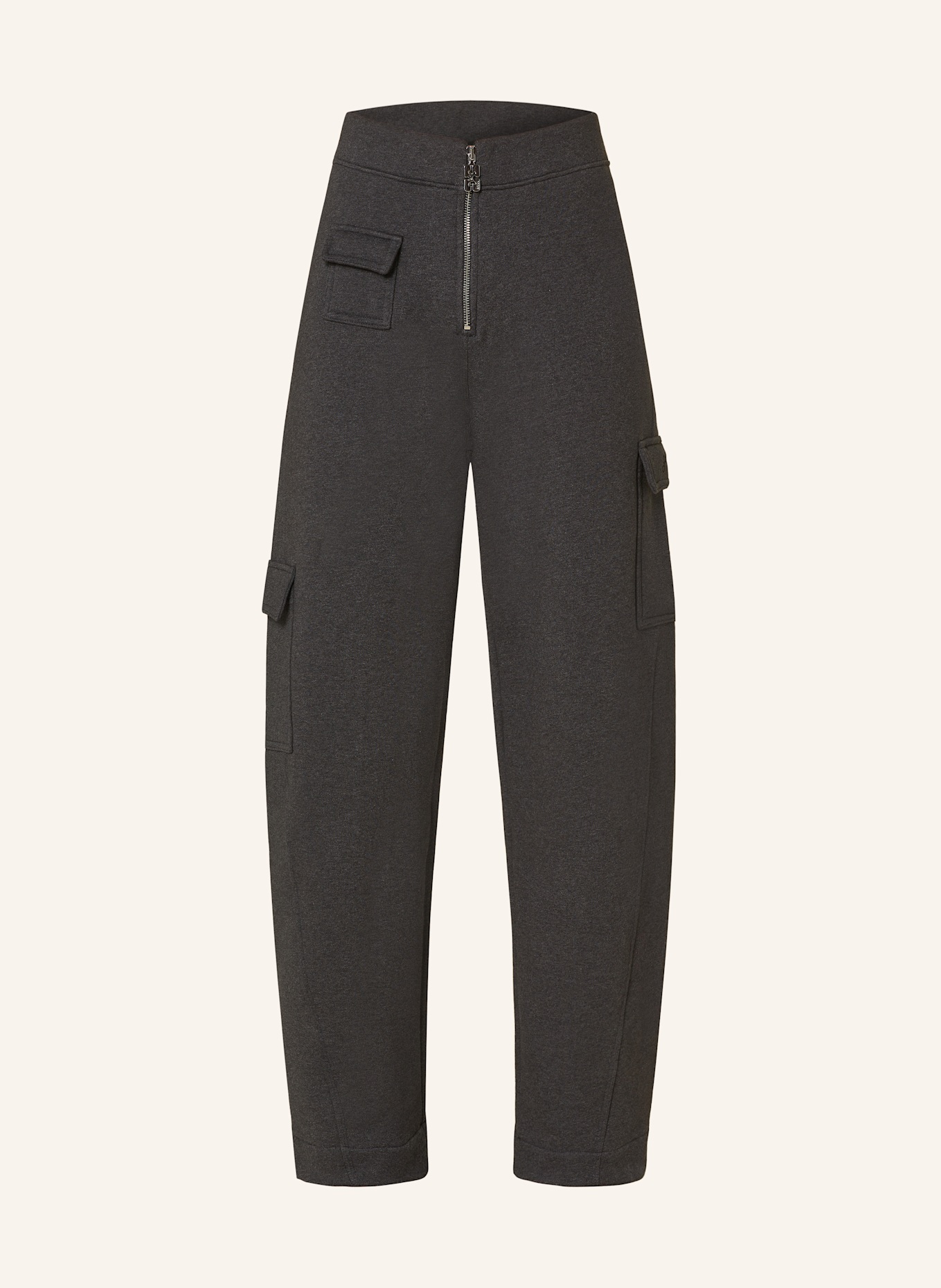 パンツ Ganni Tapered Sweatpants Black T2925099 T2925099SS22 Ganni Sweatpants MUSINSA GANNI Tapered Sweat Pants Black