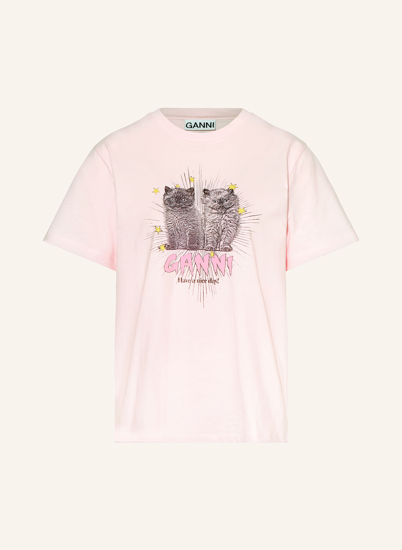 GANNI T-Shirt: ROSA