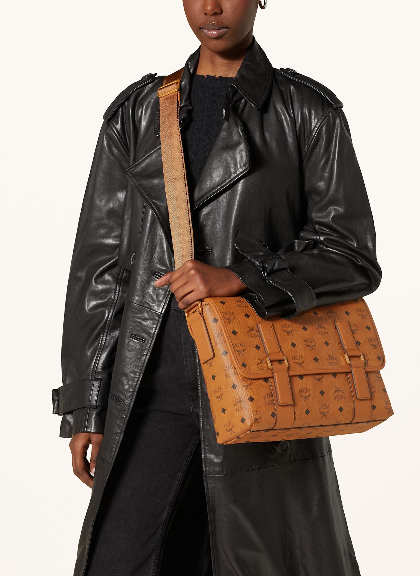 MCM Umhängetasche AREN VI: COGNAC