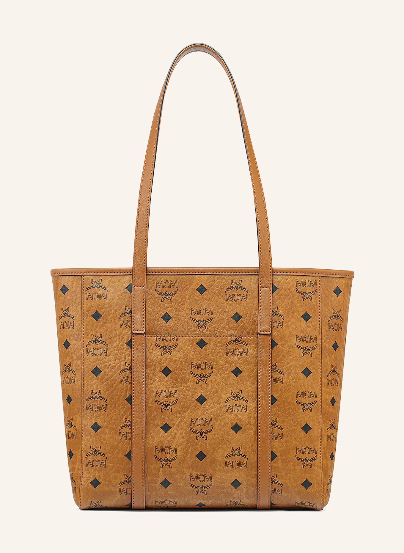 MCM Shopper TONI VI SMALL in cognac