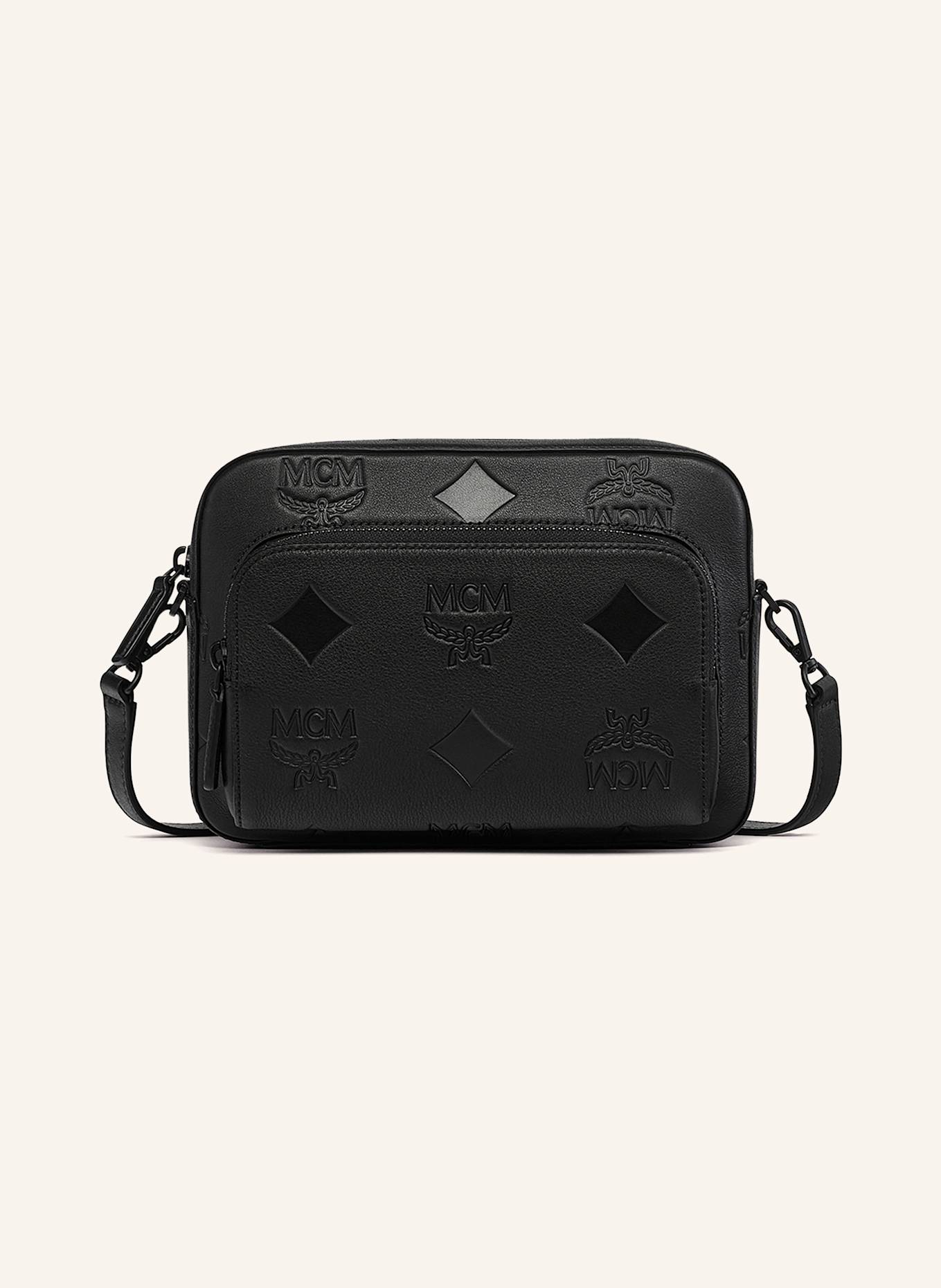 Black mcm crossbody hot sale