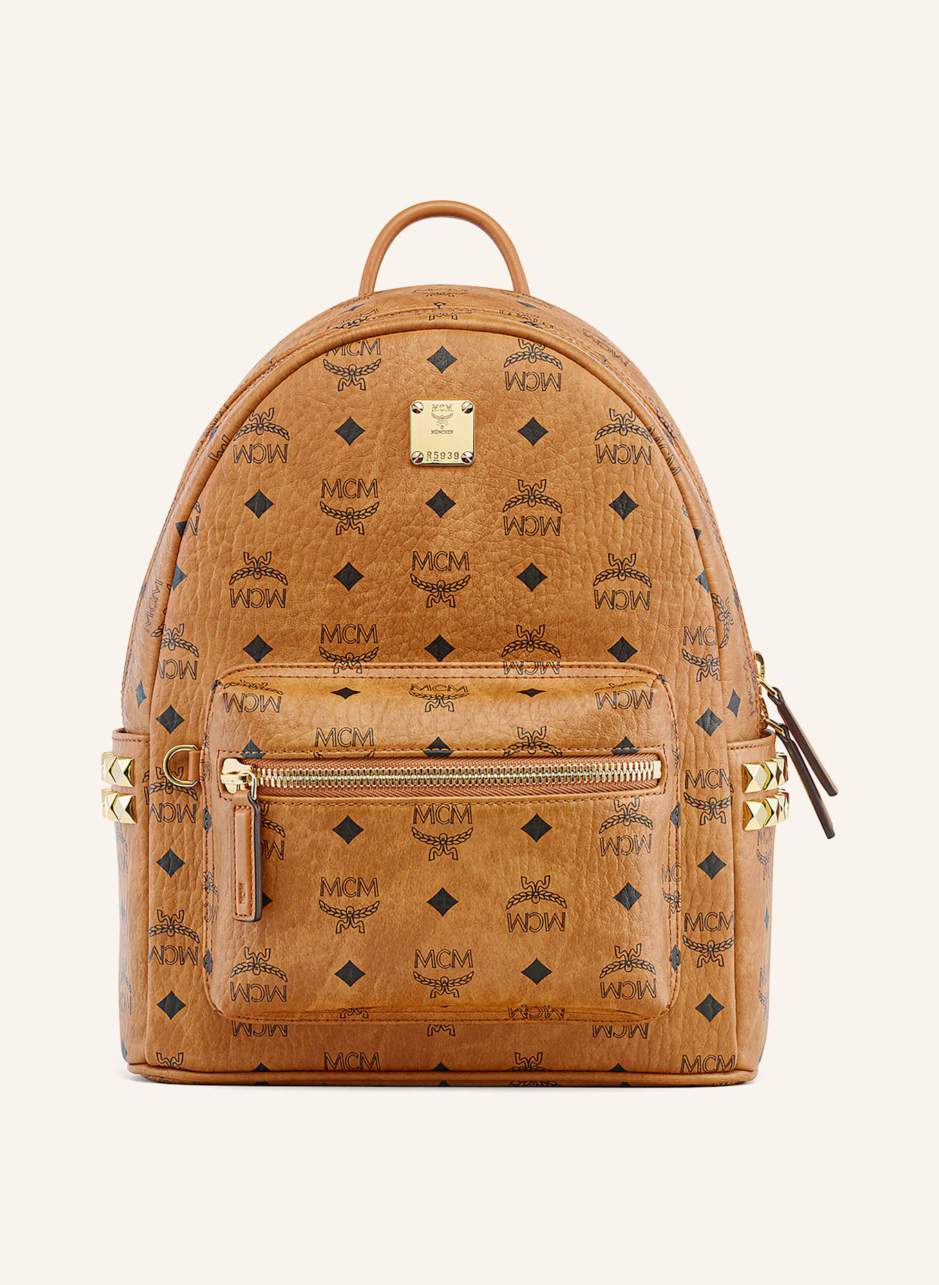Mcm backpack medium black online