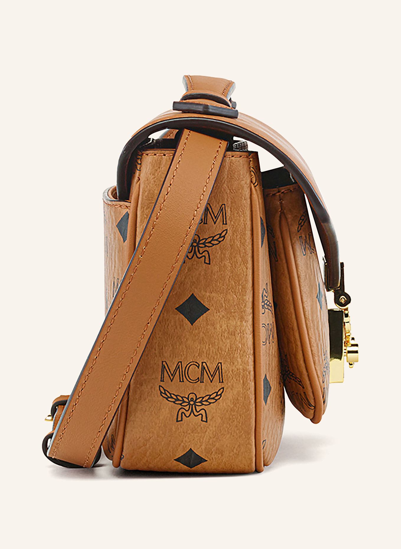 MCM TRACY VI MEDIUM crossbody bag, Color: COGNAC (Image 3)