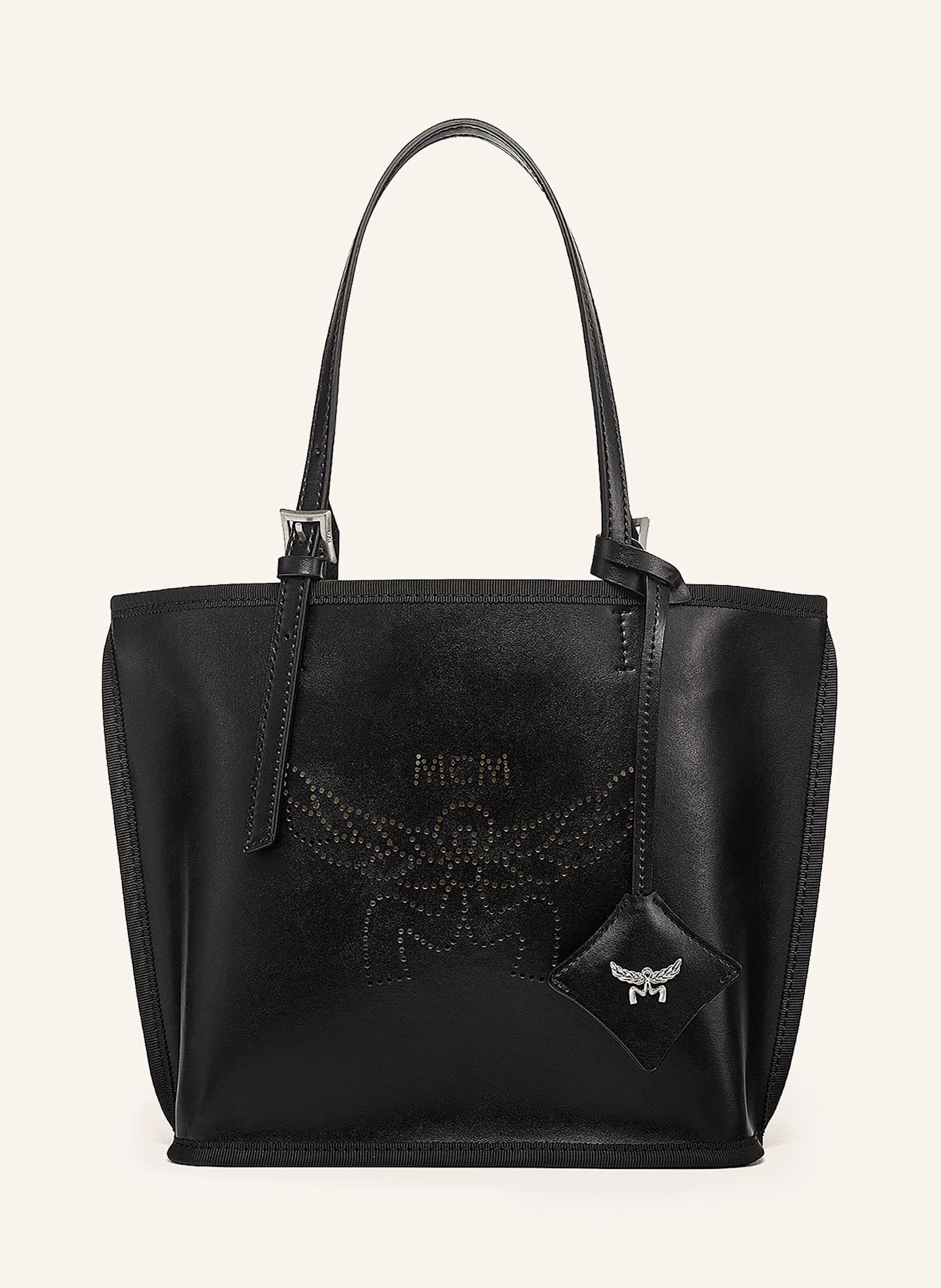 MCM Shopper HIMMEL MIRIUM MINI with pouch: BLACK