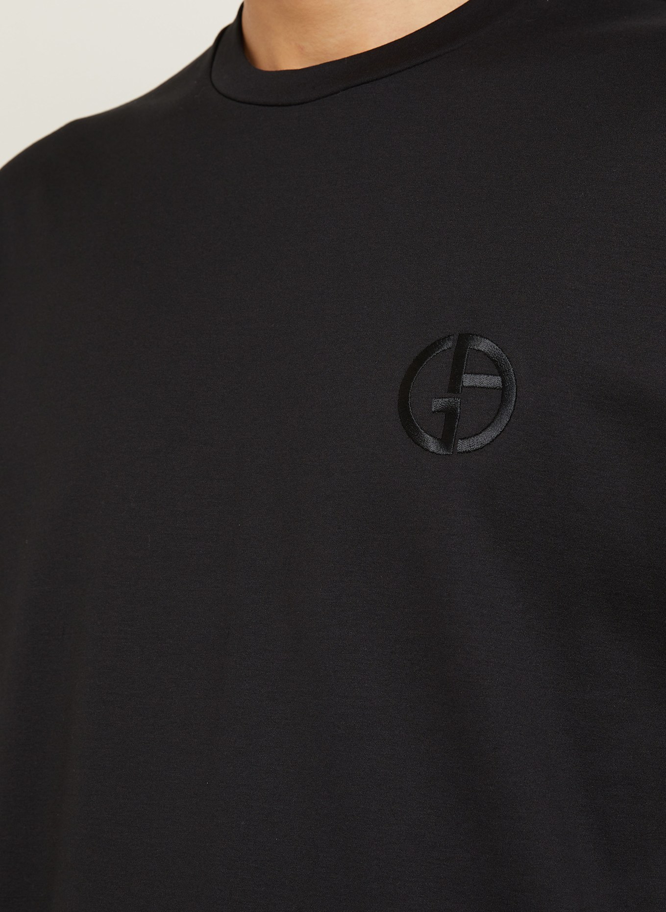 GIORGIO ARMANI T-shirt in black