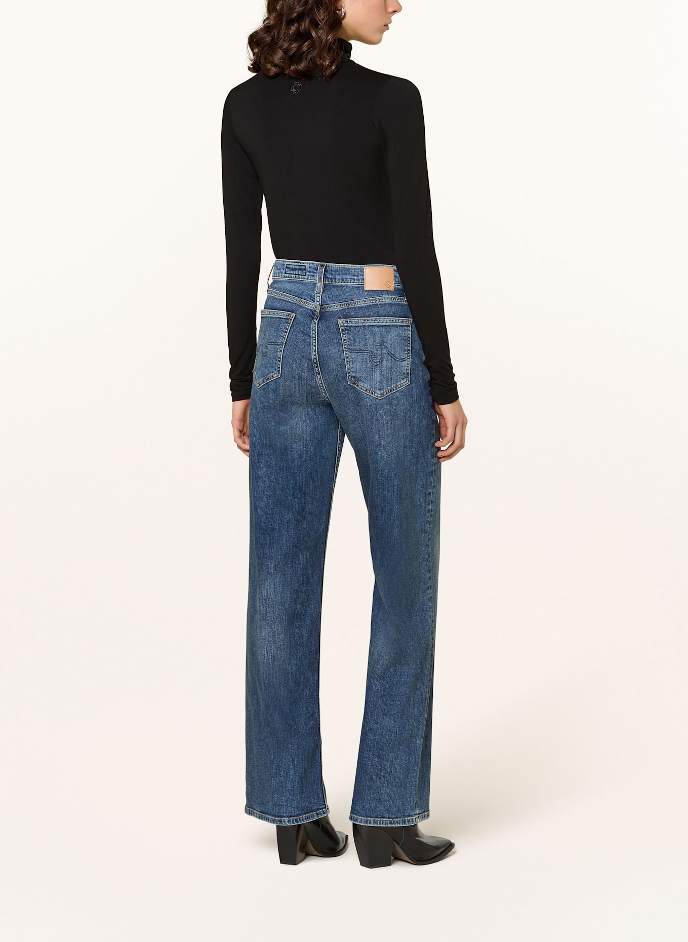 AG jeans Island Wide Leg džíny NEW BAGGY: TINY TRINITY PLAZA