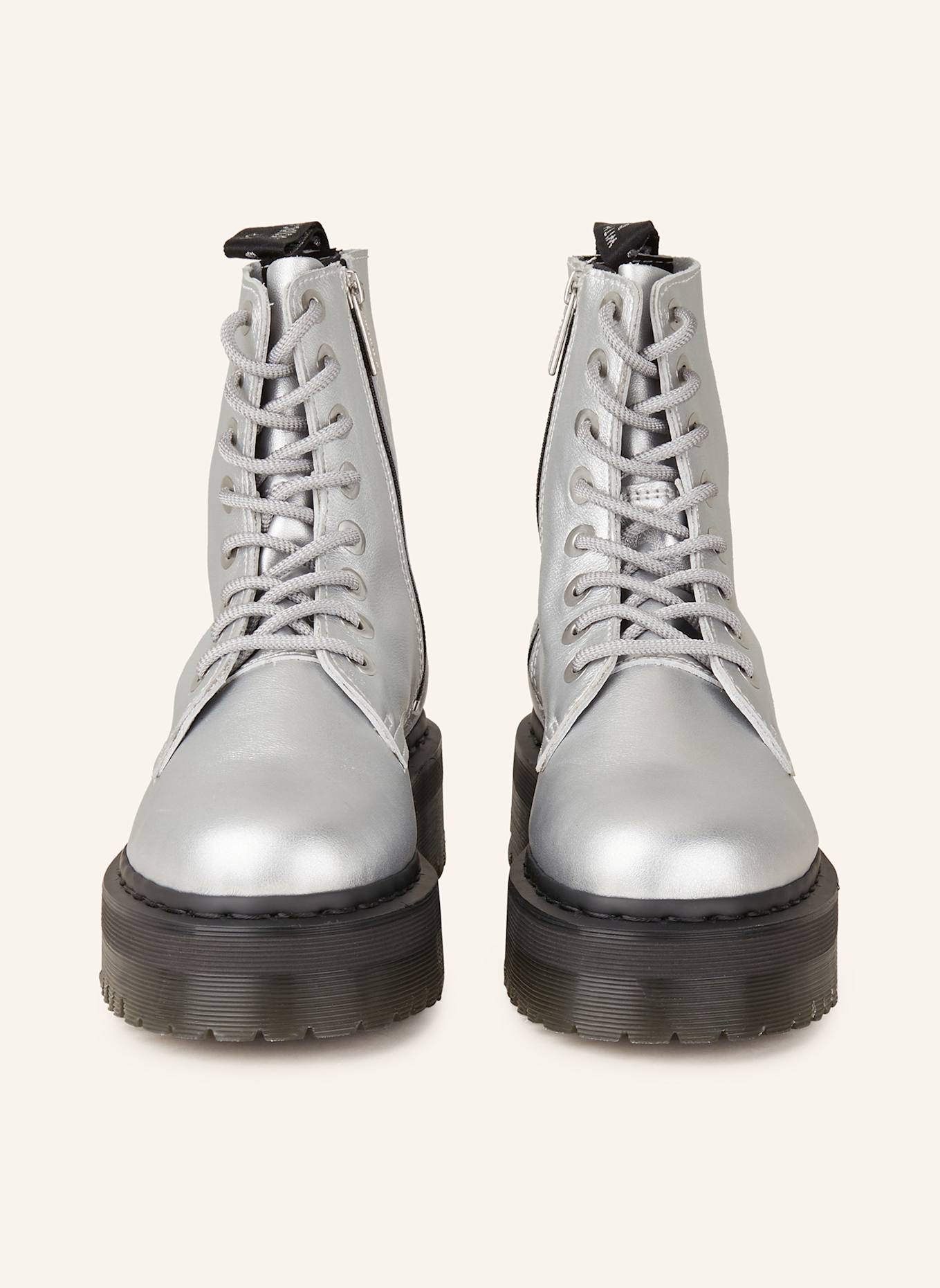 Dr. Martens Plateau-Boots JADON: SILBER
