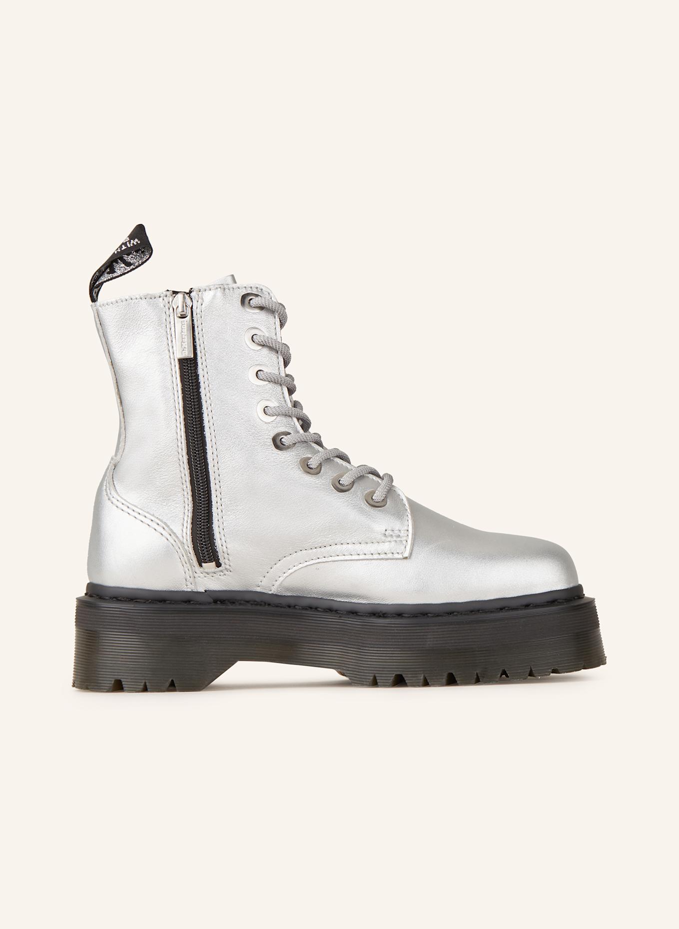 Dr. Martens Plateau-Boots JADON: SILBER