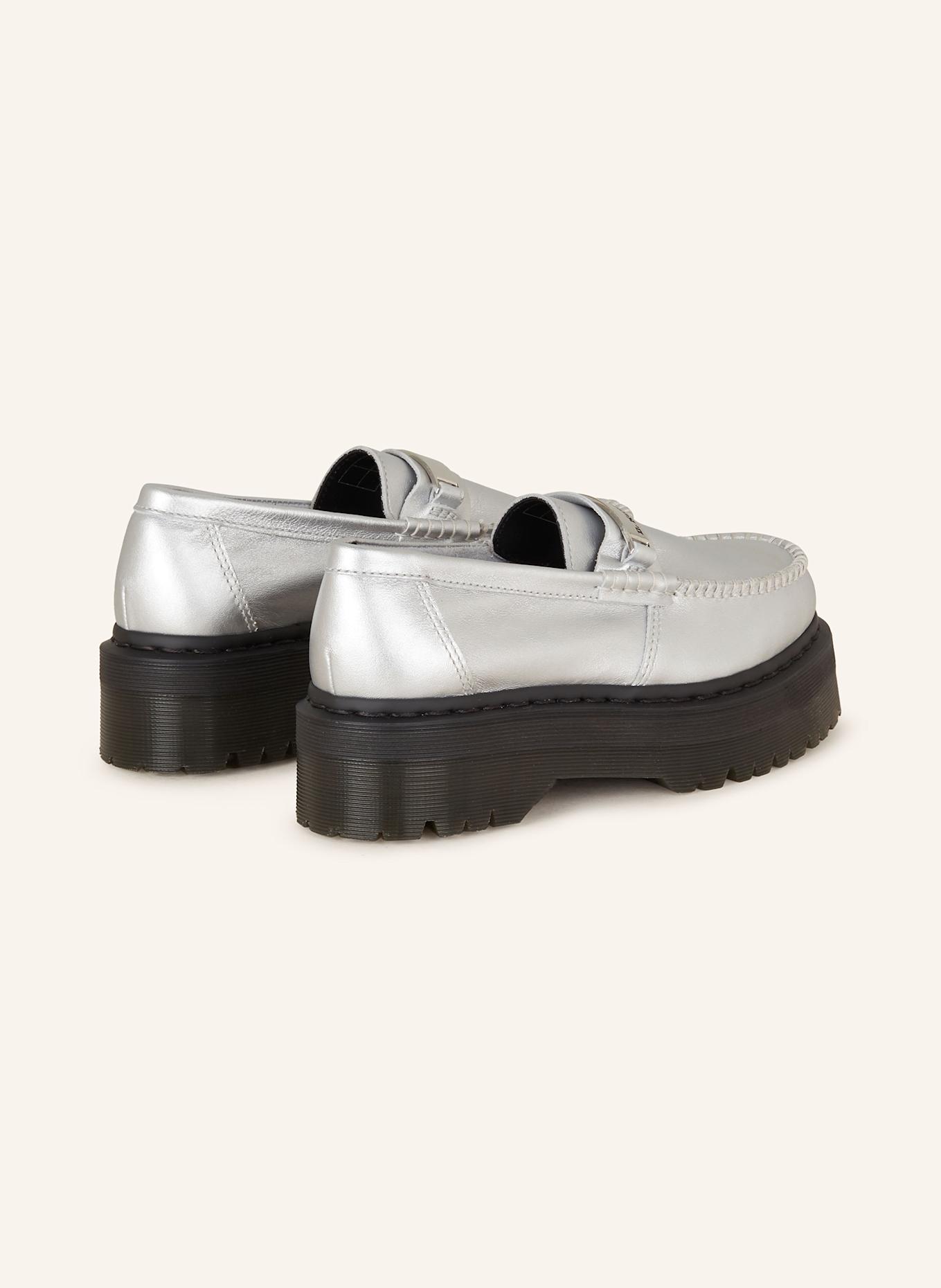 Dr. Martens Plateau-Loafer PENTON II: SILBER