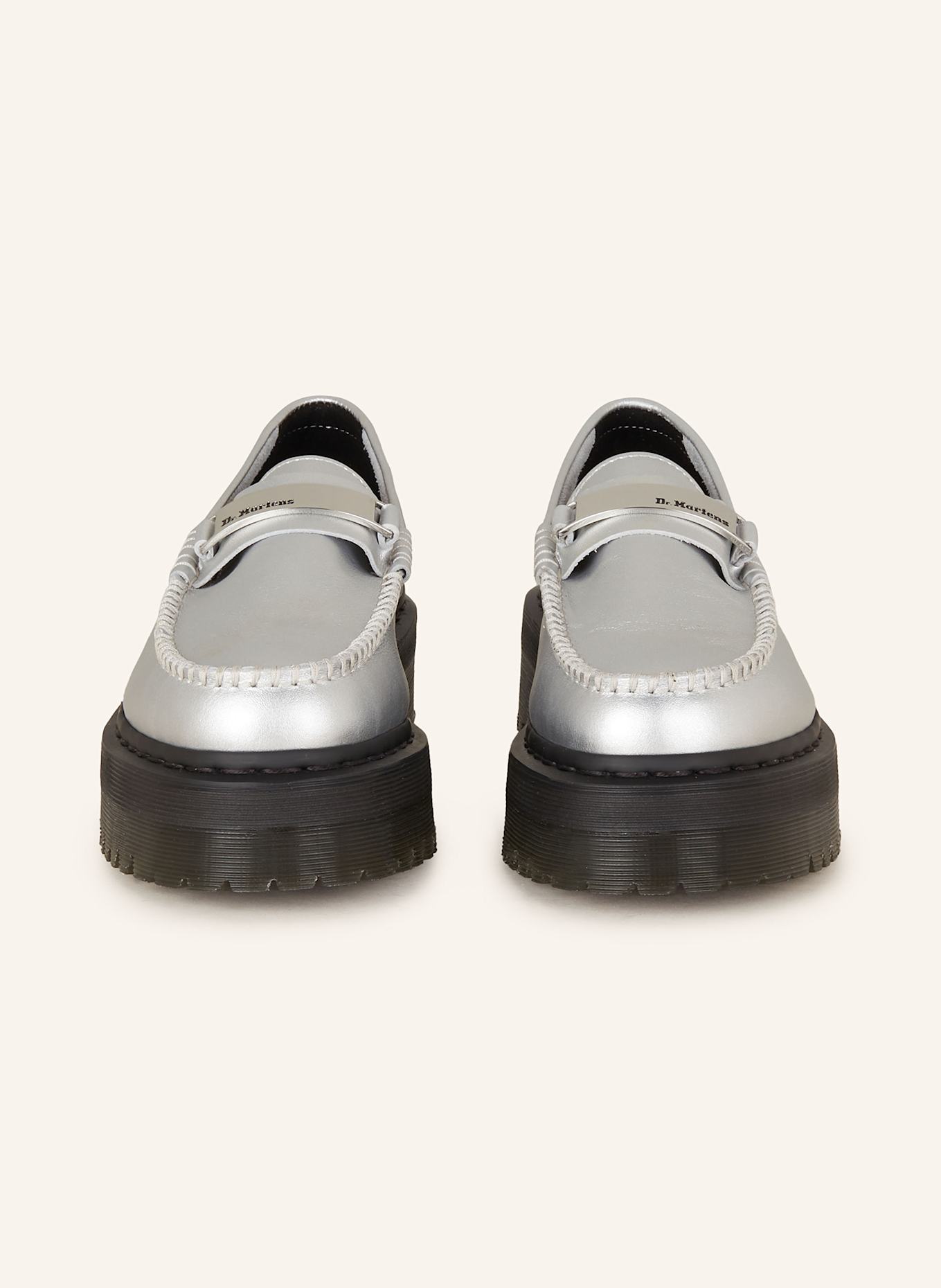 Dr. Martens Plateau-Loafer PENTON II: SILBER