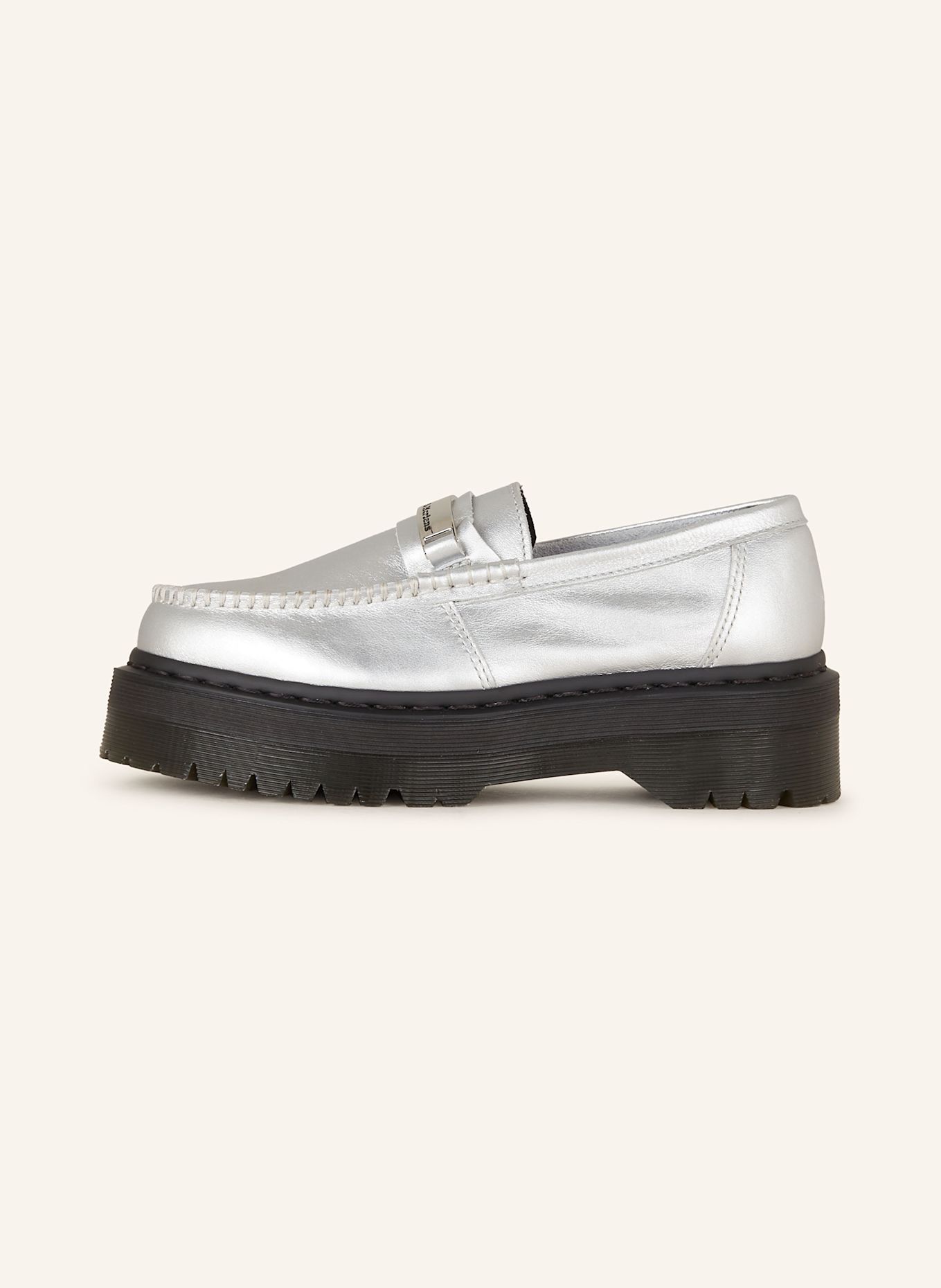 Dr. Martens Plateau-Loafer PENTON II: SILBER