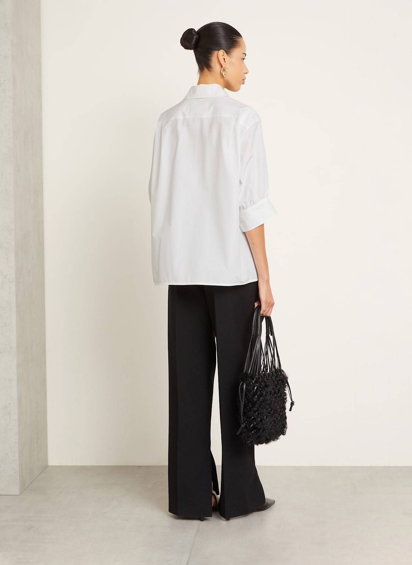 JIL SANDER chemise: BLANC