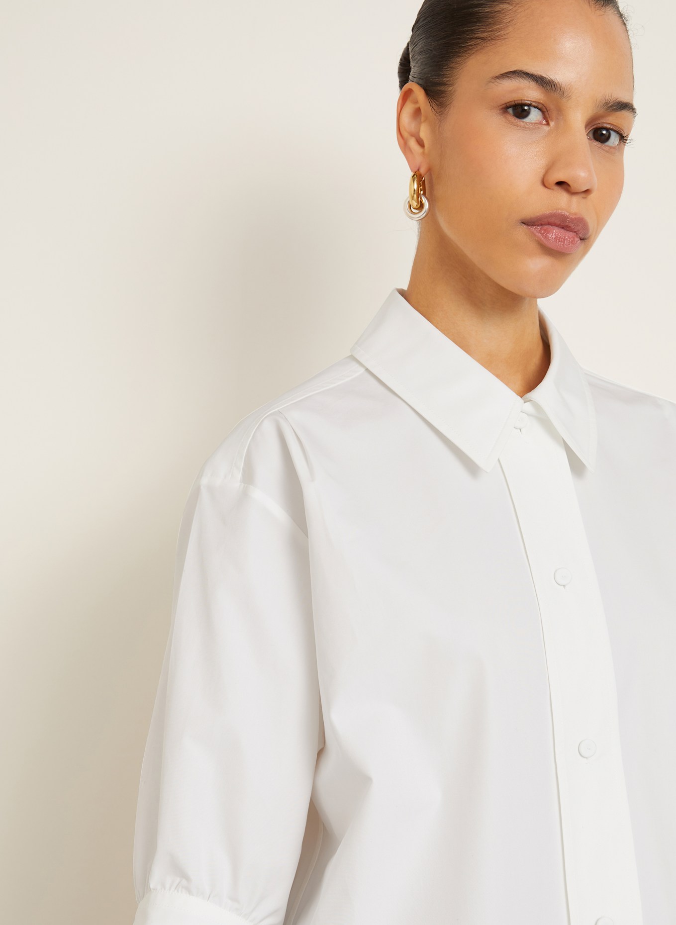 JIL SANDER chemise: BLANC