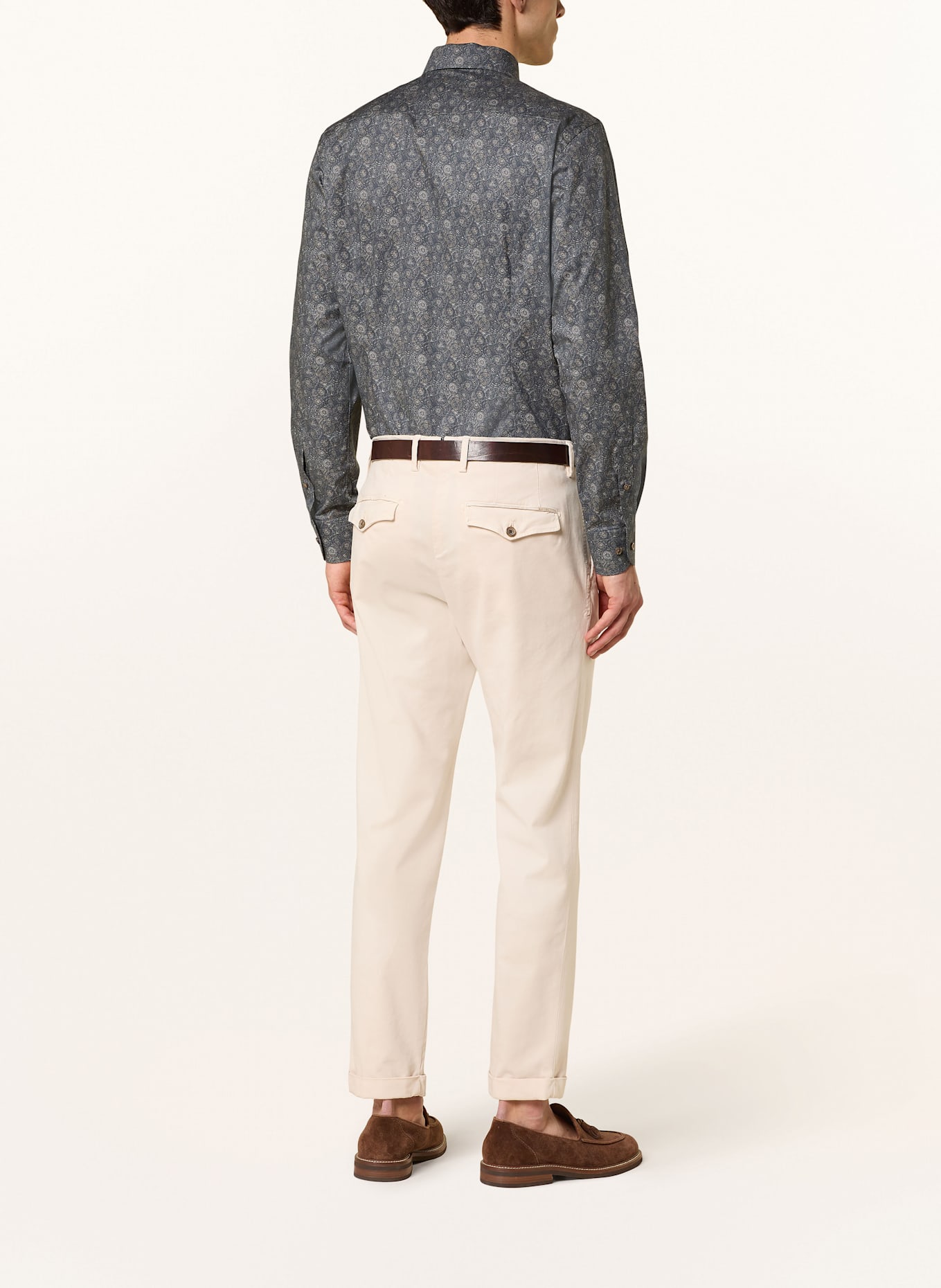 ETON Hemd Contemporary Fit: BRAUN / BLAUGRAU