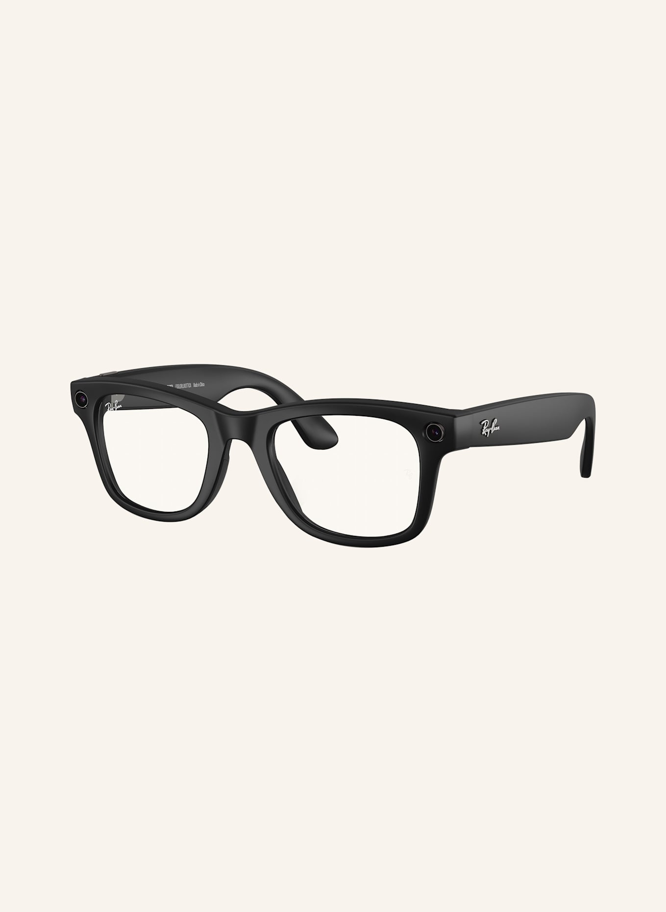 Ray Ban Sonnenbrille RW4006 WAYFARER in 601s1m schwarz matt transparent grun